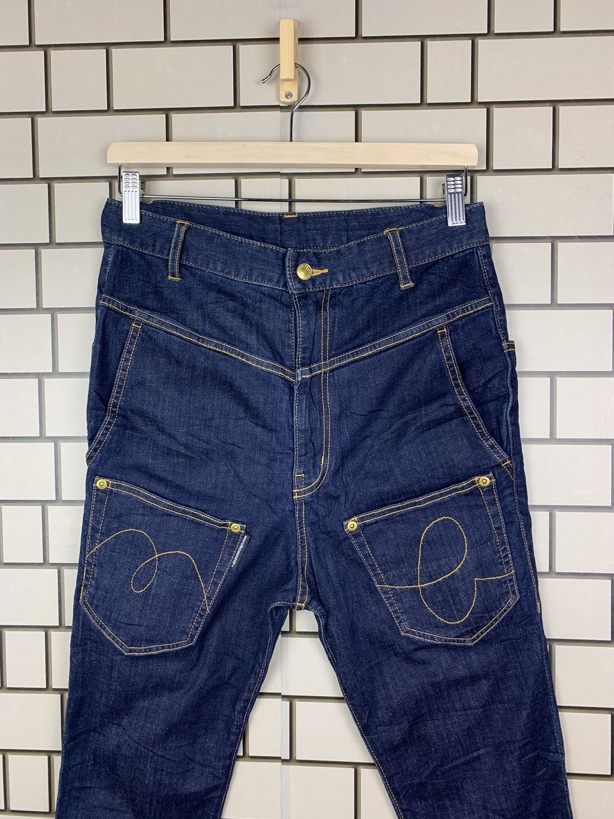 Issey Miyake × Japanese Brand × mercibeaucoup Japanese Brand Mercibeaucoup By Issey Miyake Denim Size US 29 - 2 Thumbnail