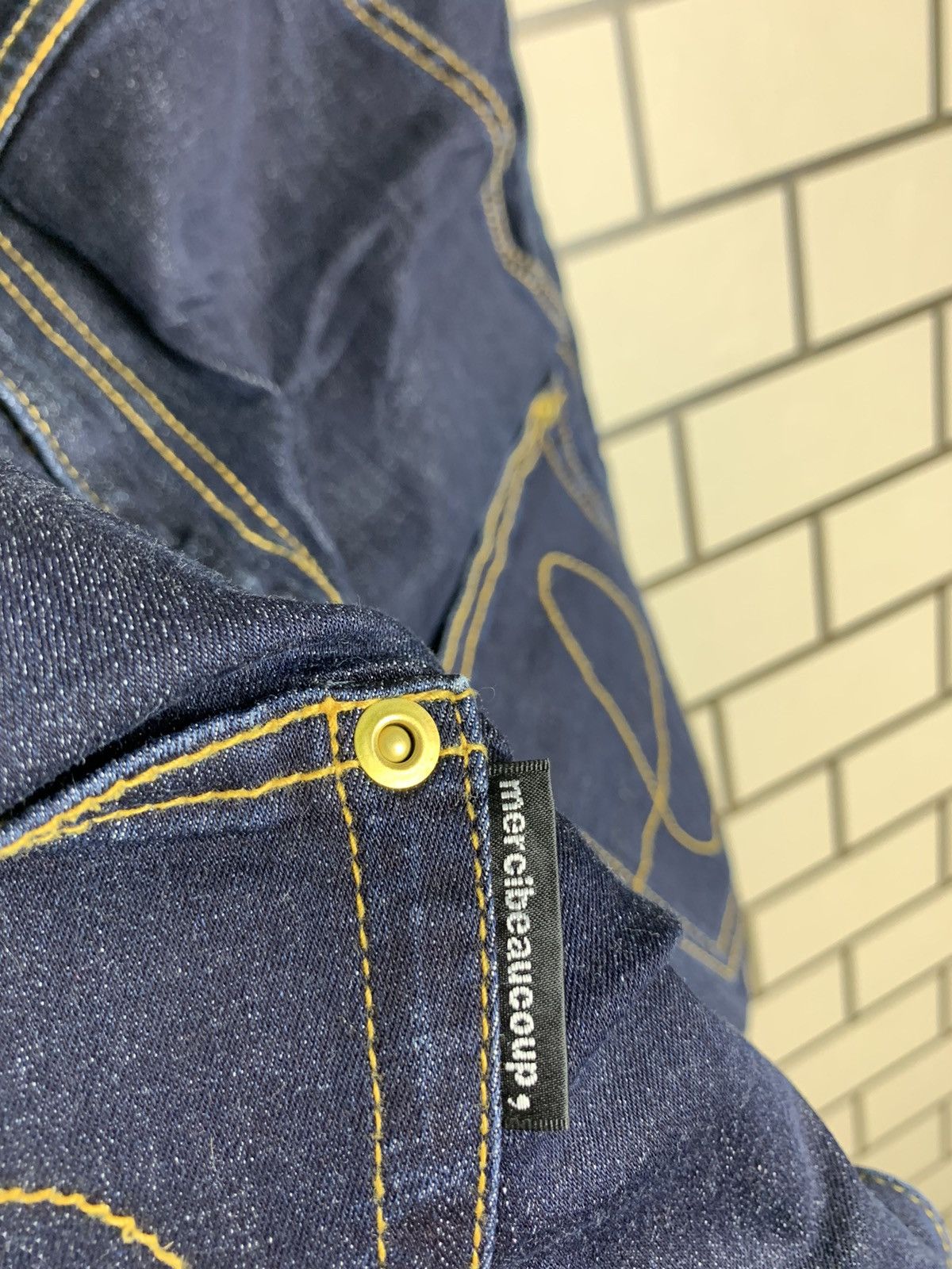 Issey Miyake × Japanese Brand × mercibeaucoup Japanese Brand Mercibeaucoup By Issey Miyake Denim Size US 29 - 12 Thumbnail