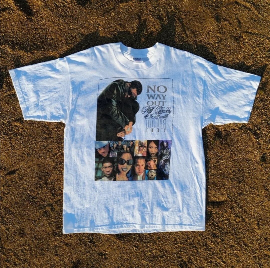 Rap Tees × Vintage vintage 1997 puff daddy no way out tour t shirt Size US XL / EU 56 / 4 - 1 Thumbnail
