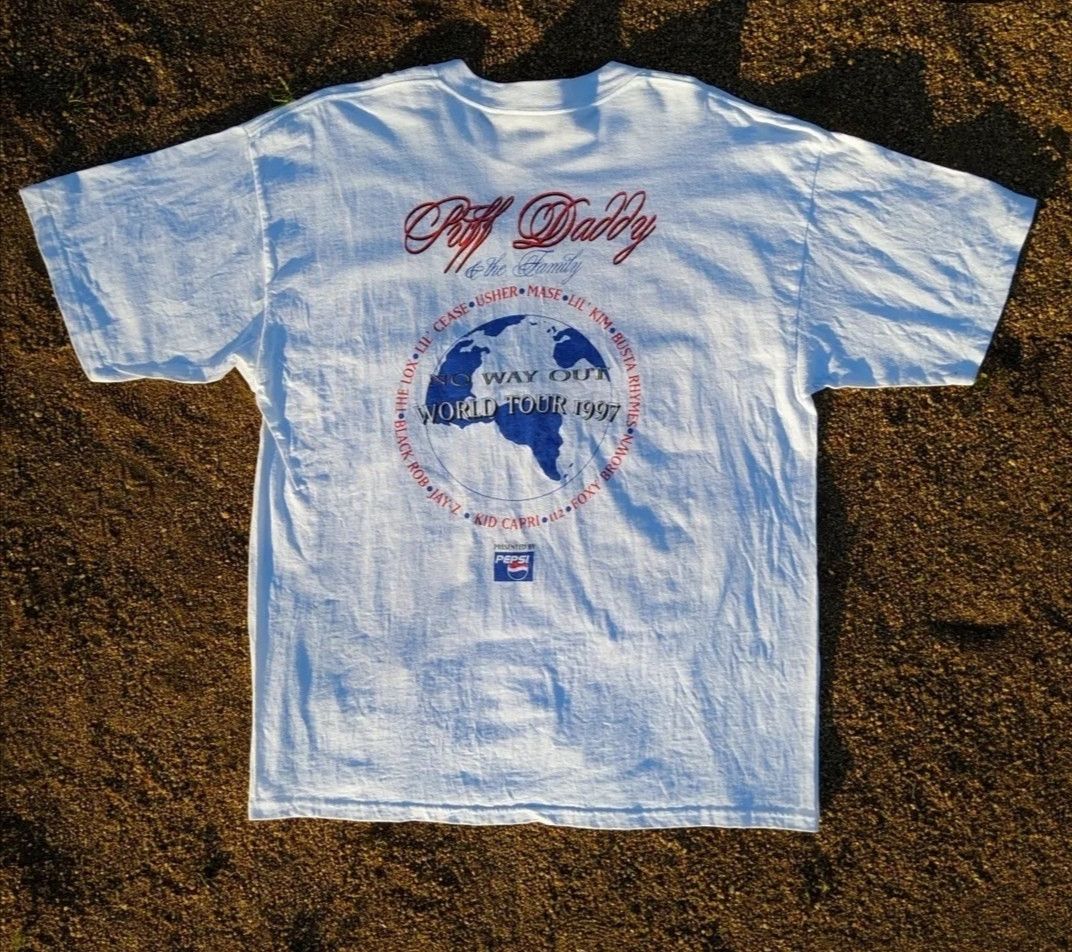 Rap Tees × Vintage vintage 1997 puff daddy no way out tour t shirt Size US XL / EU 56 / 4 - 4 Thumbnail