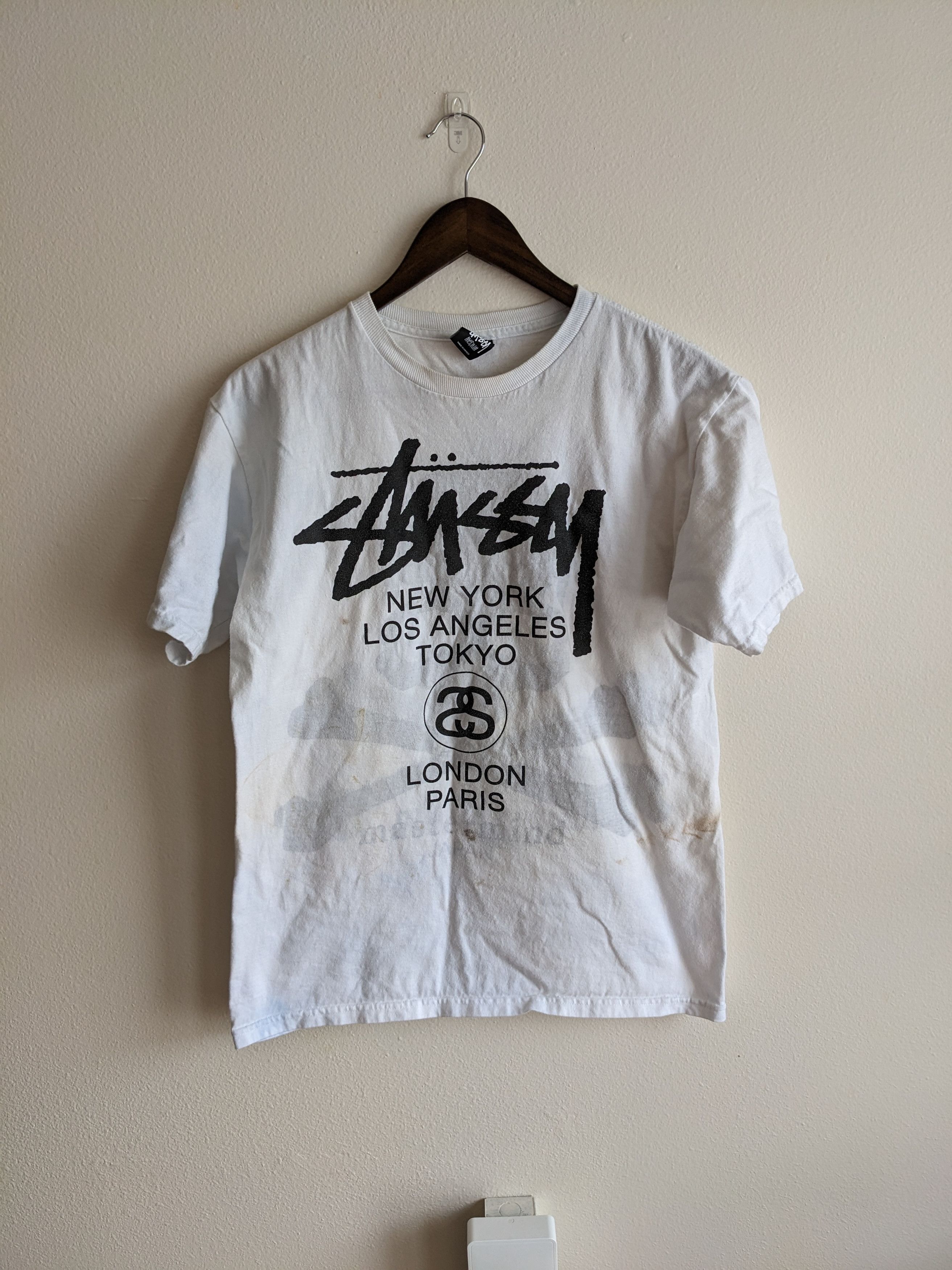 Mastermind Japan × Stussy RARE Stussy Mastermind Japan City Tour T Shirt |  Grailed