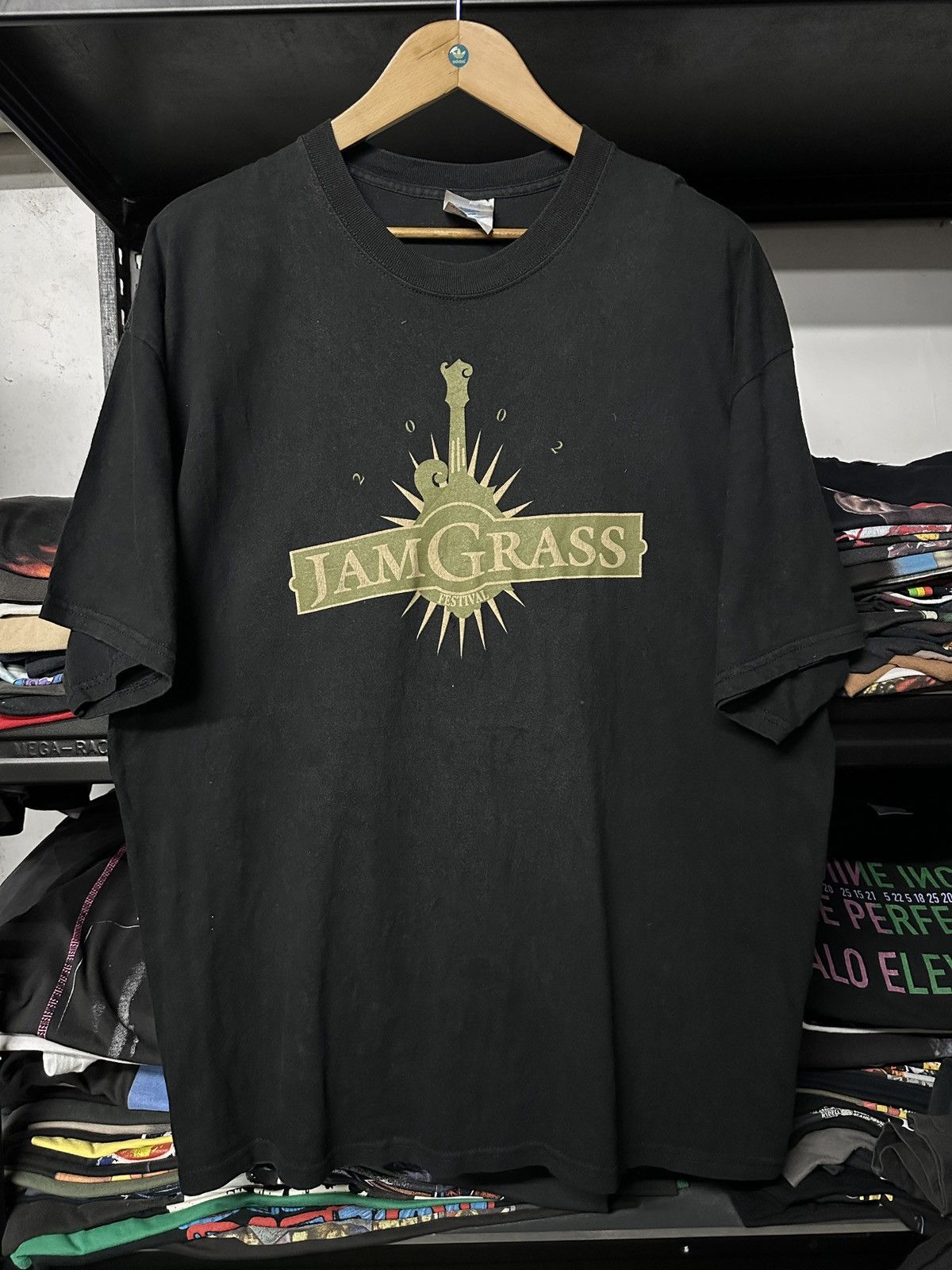 Vintage Jam Grass Festival Rock Faded Tee