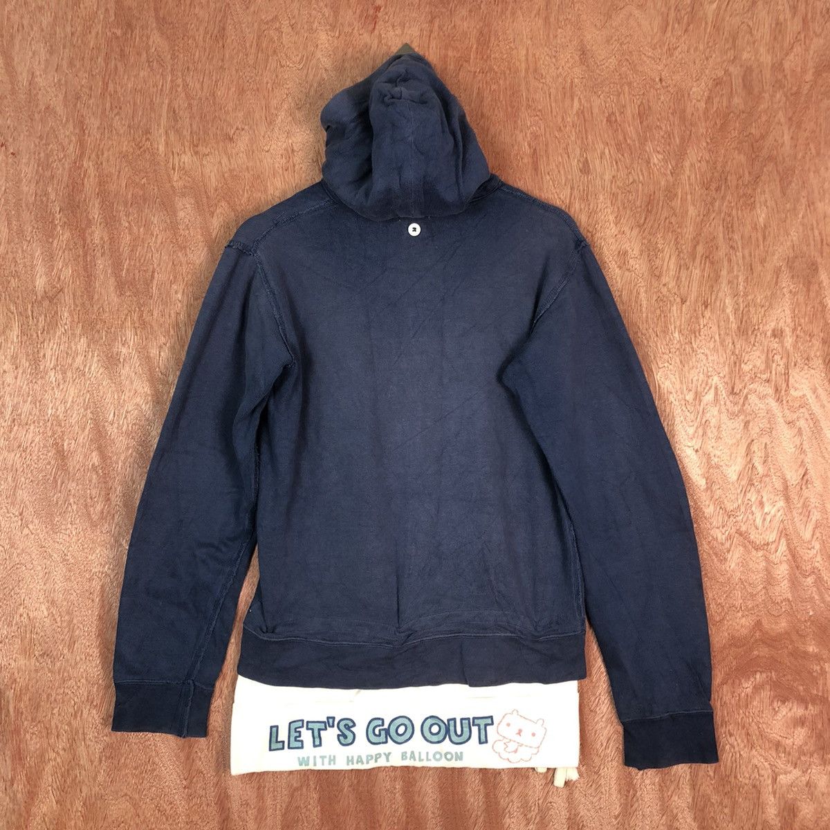 Japanese Brand DL Happy Limit Baloon Dark Blue Hoodies #6016 Size M / US 6-8 / IT 42-44 - 10 Thumbnail