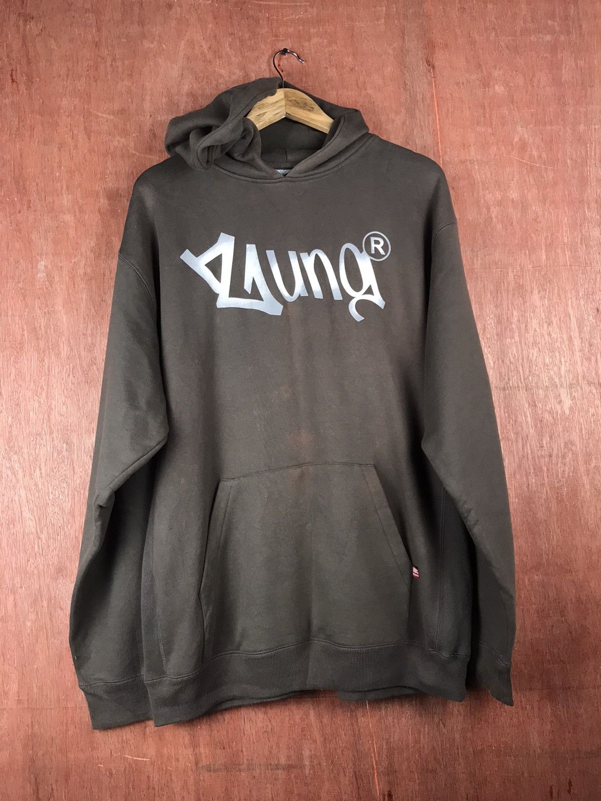 Japanese Brand Zungwear Big Logo Hoodies sweatshirt #3746 Size US L / EU 52-54 / 3 - 5 Thumbnail