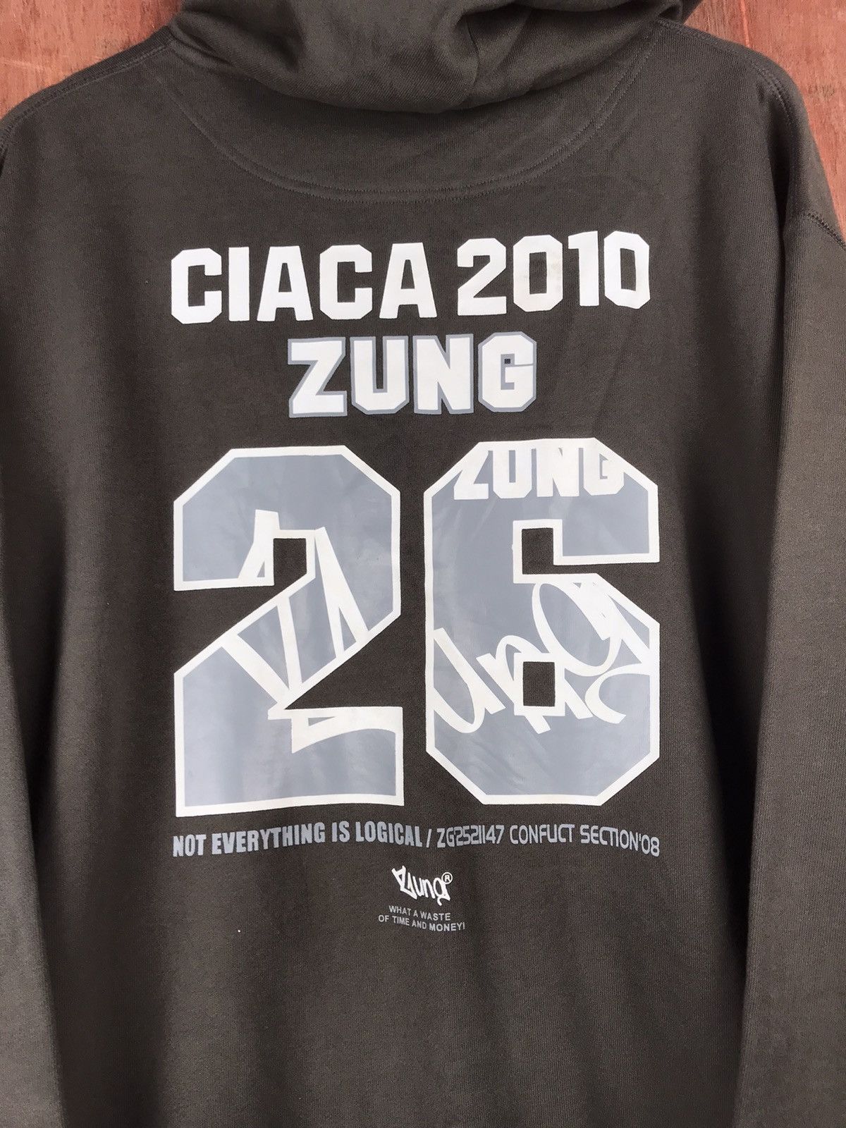 Japanese Brand Zungwear Big Logo Hoodies sweatshirt #3746 Size US L / EU 52-54 / 3 - 2 Thumbnail