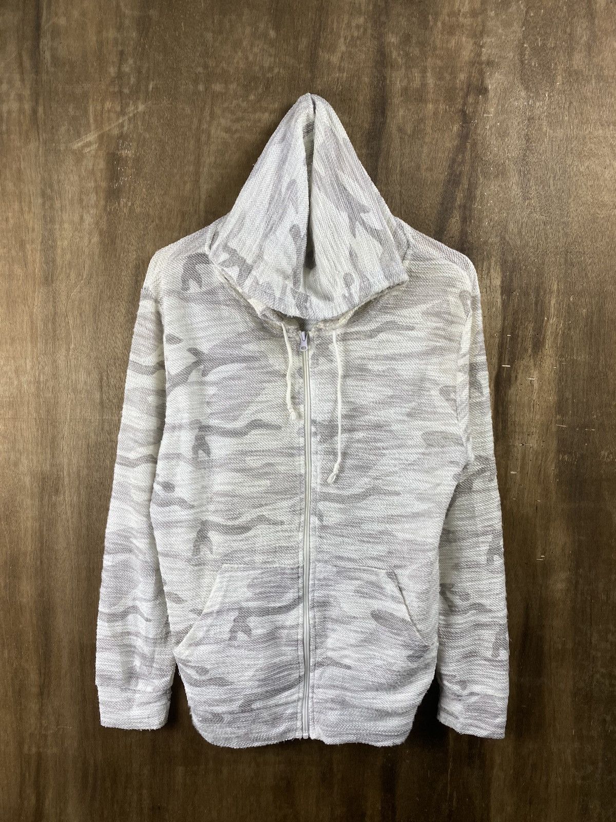 Japanese Brand Japan camo hoodie White Sweater #Z057 Size US L / EU 52-54 / 3 - 1 Thumbnail