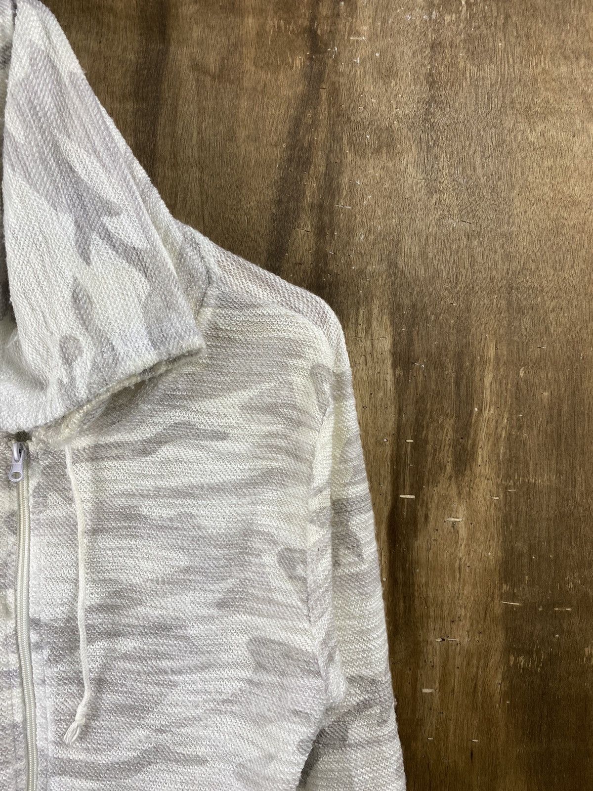 Japanese Brand Japan camo hoodie White Sweater #Z057 Size US L / EU 52-54 / 3 - 3 Thumbnail