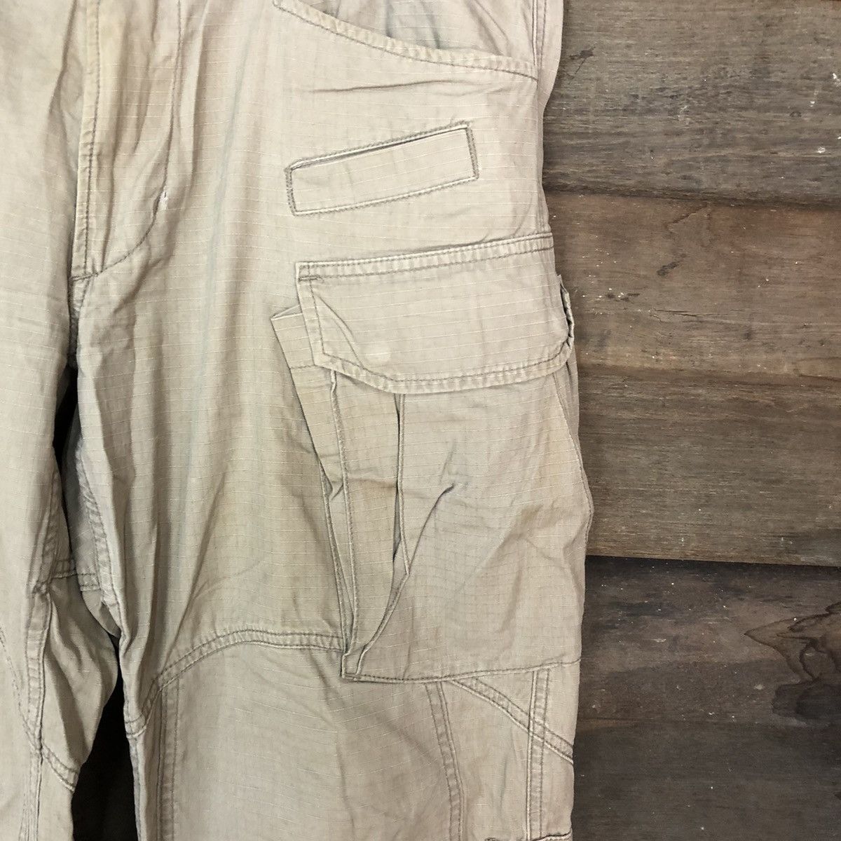 Alpha Industries Alpha Industries japan double knee Brown Cargo Pants #2370DL Size US 34 / EU 50 - 7 Thumbnail