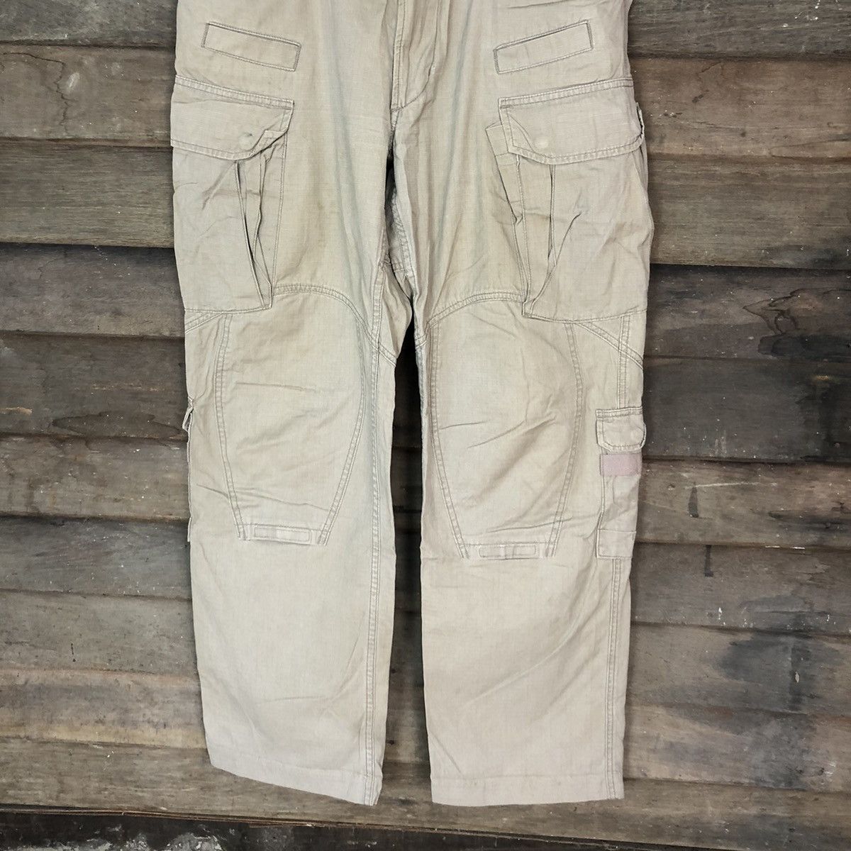 Alpha Industries Alpha Industries japan double knee Brown Cargo Pants #2370DL Size US 34 / EU 50 - 3 Thumbnail