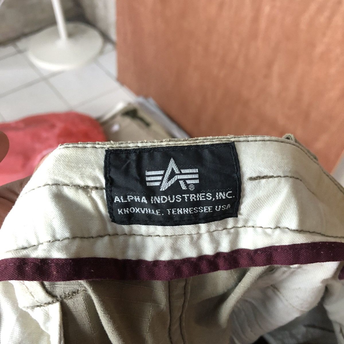Alpha Industries Alpha Industries japan double knee Brown Cargo Pants #2370DL Size US 34 / EU 50 - 18 Thumbnail