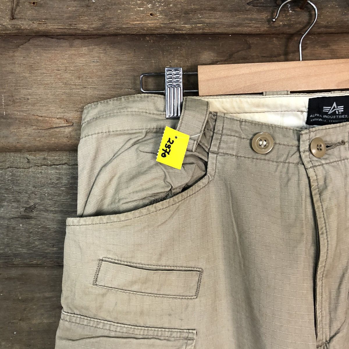 Alpha Industries Alpha Industries japan double knee Brown Cargo Pants #2370DL Size US 34 / EU 50 - 4 Thumbnail
