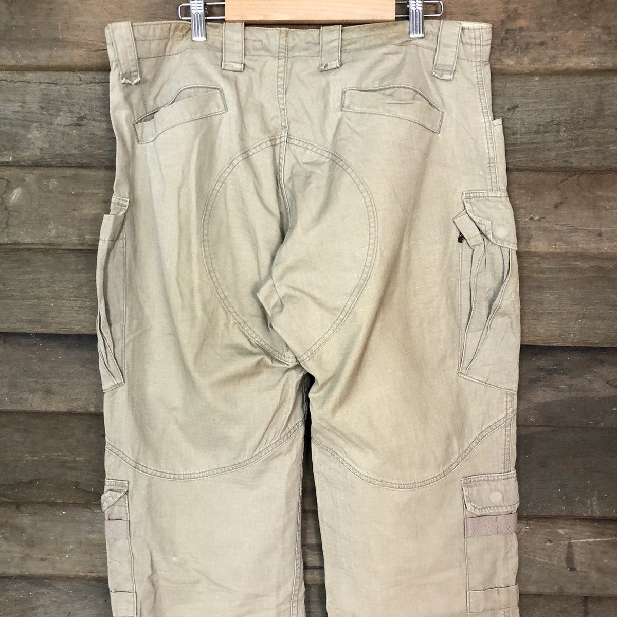 Alpha Industries Alpha Industries japan double knee Brown Cargo Pants #2370DL Size US 34 / EU 50 - 11 Thumbnail