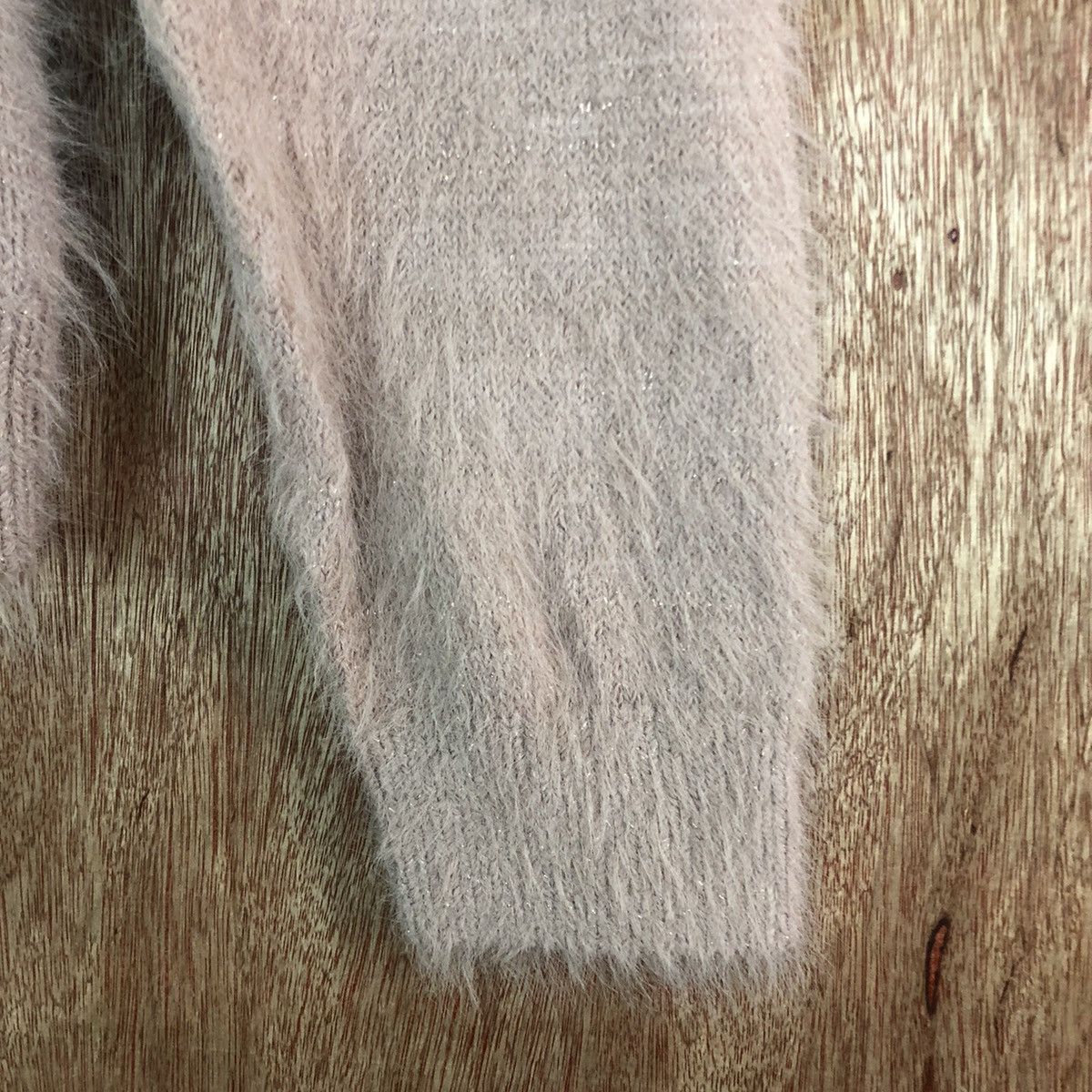 Beams Plus DLL Beams Heart Brown Faded Mohair Knitwear #c320 Size S / US 4 / IT 40 - 4 Thumbnail