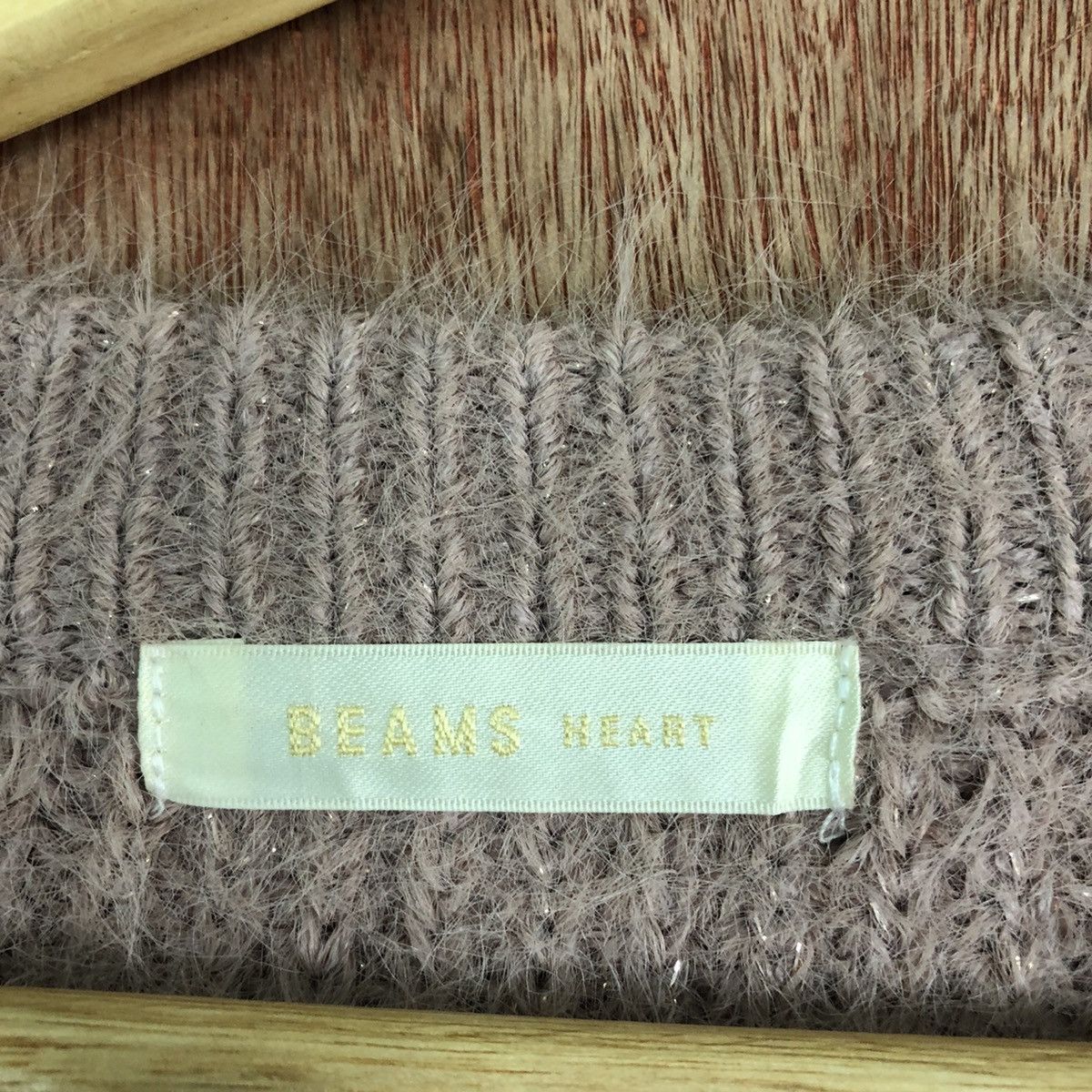 Beams Plus DLL Beams Heart Brown Faded Mohair Knitwear #c320 Size S / US 4 / IT 40 - 5 Thumbnail