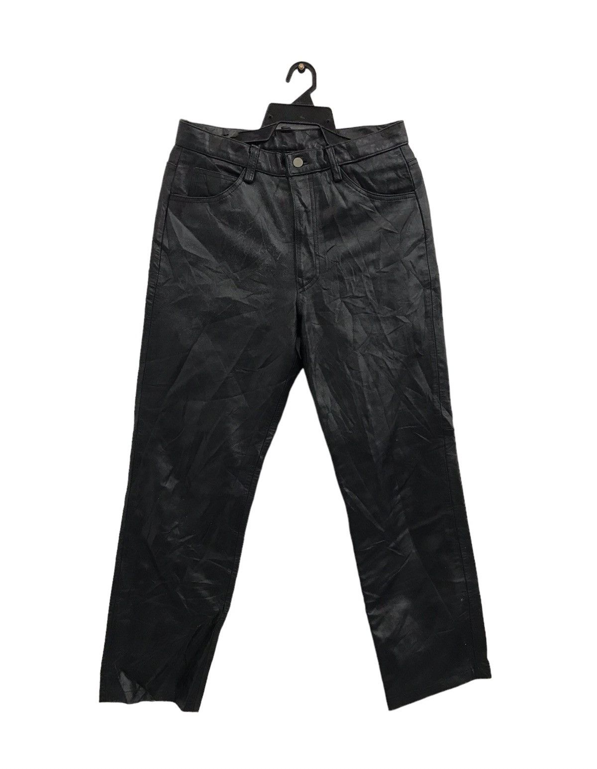 Japanese Brand × Leather RADMESS MEN’S BIGI LEATHER PANTS Size US 30 / EU 46 - 1 Thumbnail
