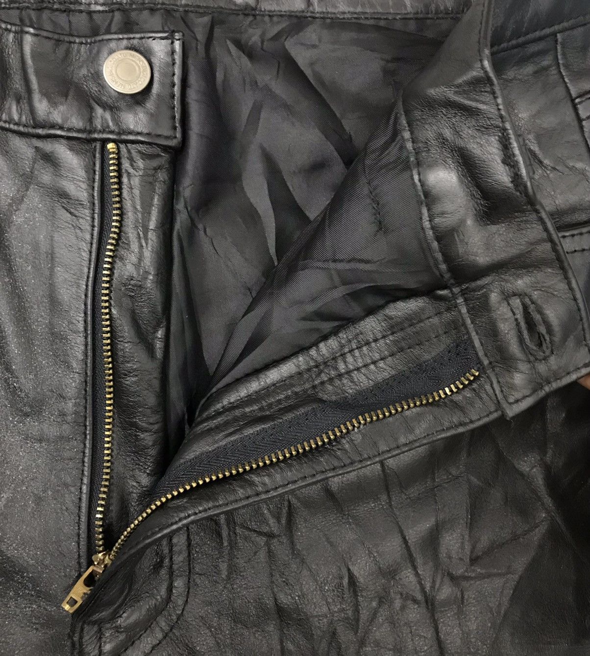Japanese Brand × Leather RADMESS MEN’S BIGI LEATHER PANTS Size US 30 / EU 46 - 11 Thumbnail