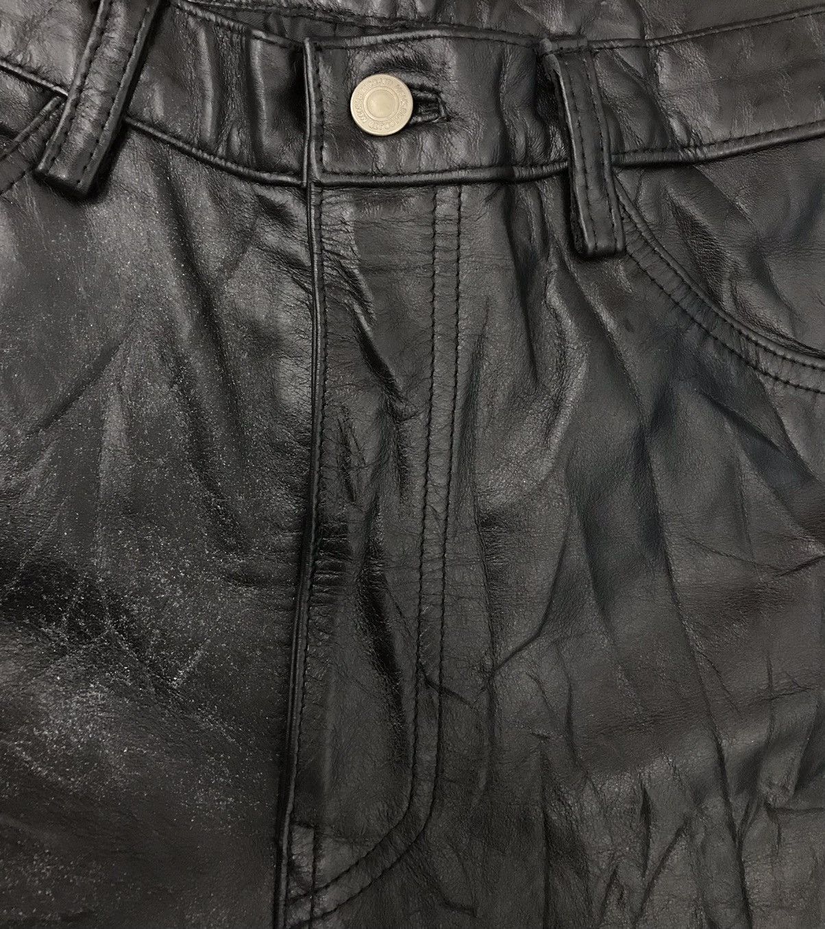 Japanese Brand × Leather RADMESS MEN’S BIGI LEATHER PANTS Size US 30 / EU 46 - 10 Thumbnail