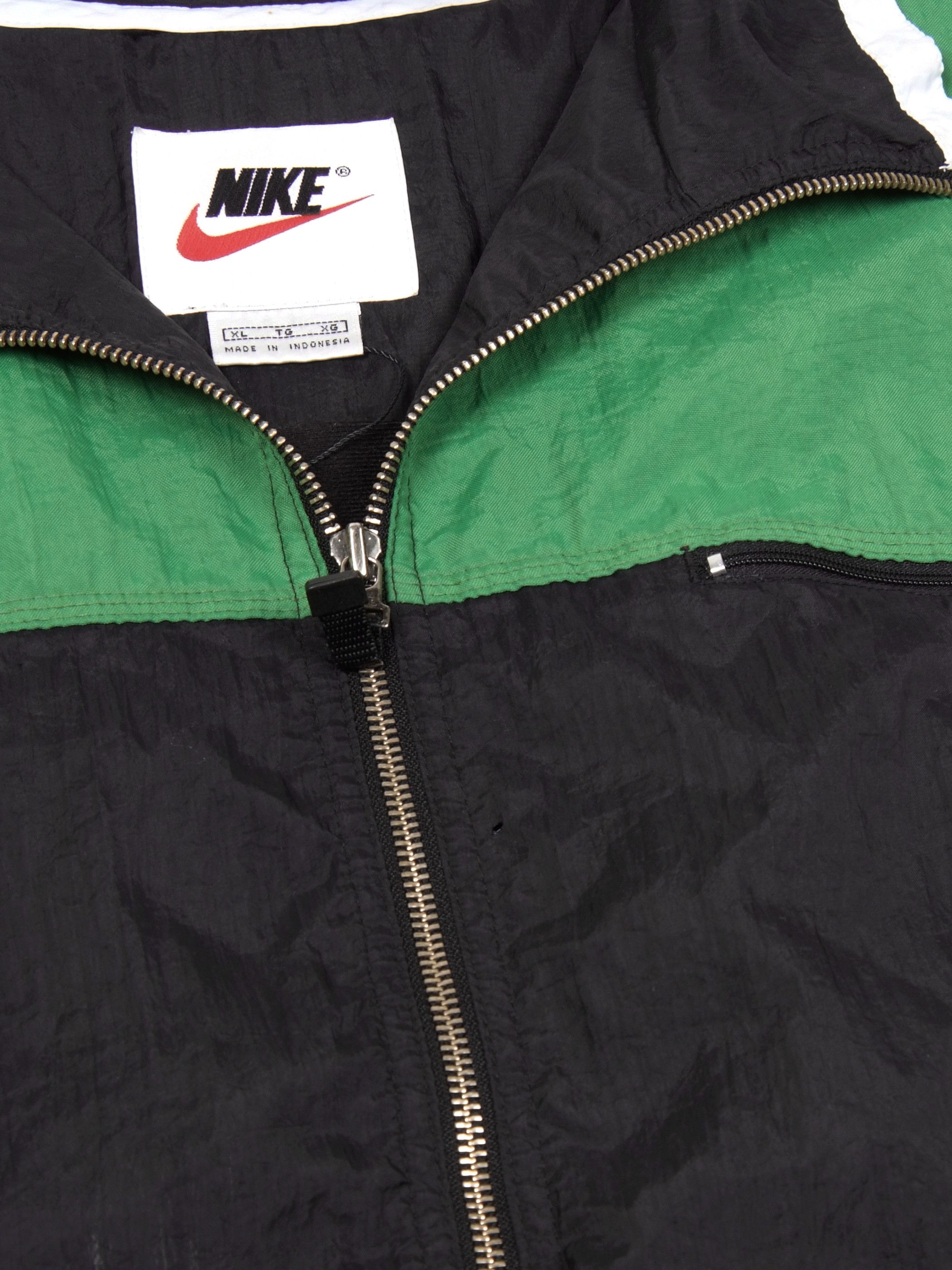 Nike × Vintage rare Vintage 90's NIKE Track Top Jacket (XL) Size US XL / EU 56 / 4 - 3 Thumbnail