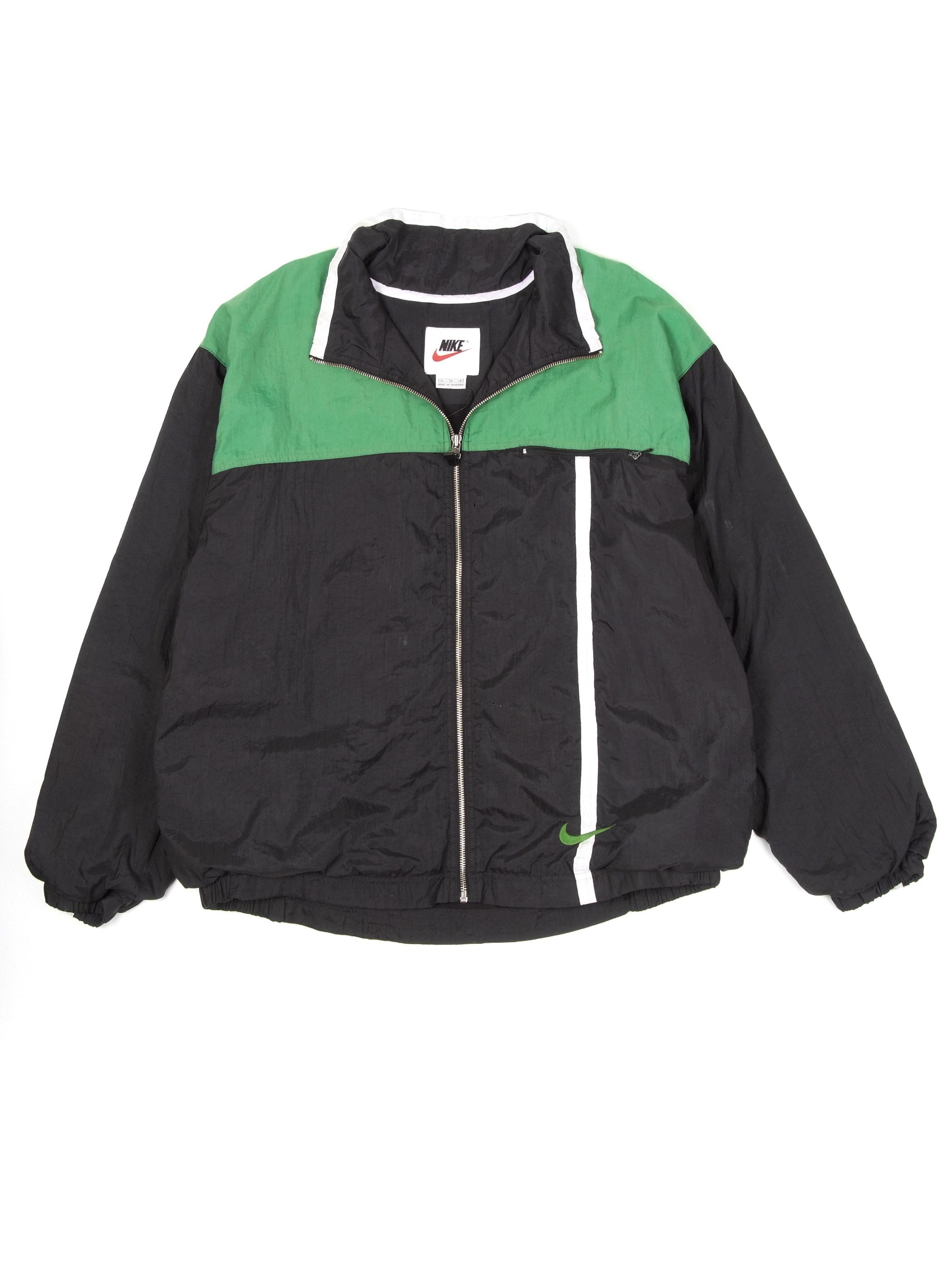 Nike × Vintage rare Vintage 90's NIKE Track Top Jacket (XL) Size US XL / EU 56 / 4 - 1 Thumbnail
