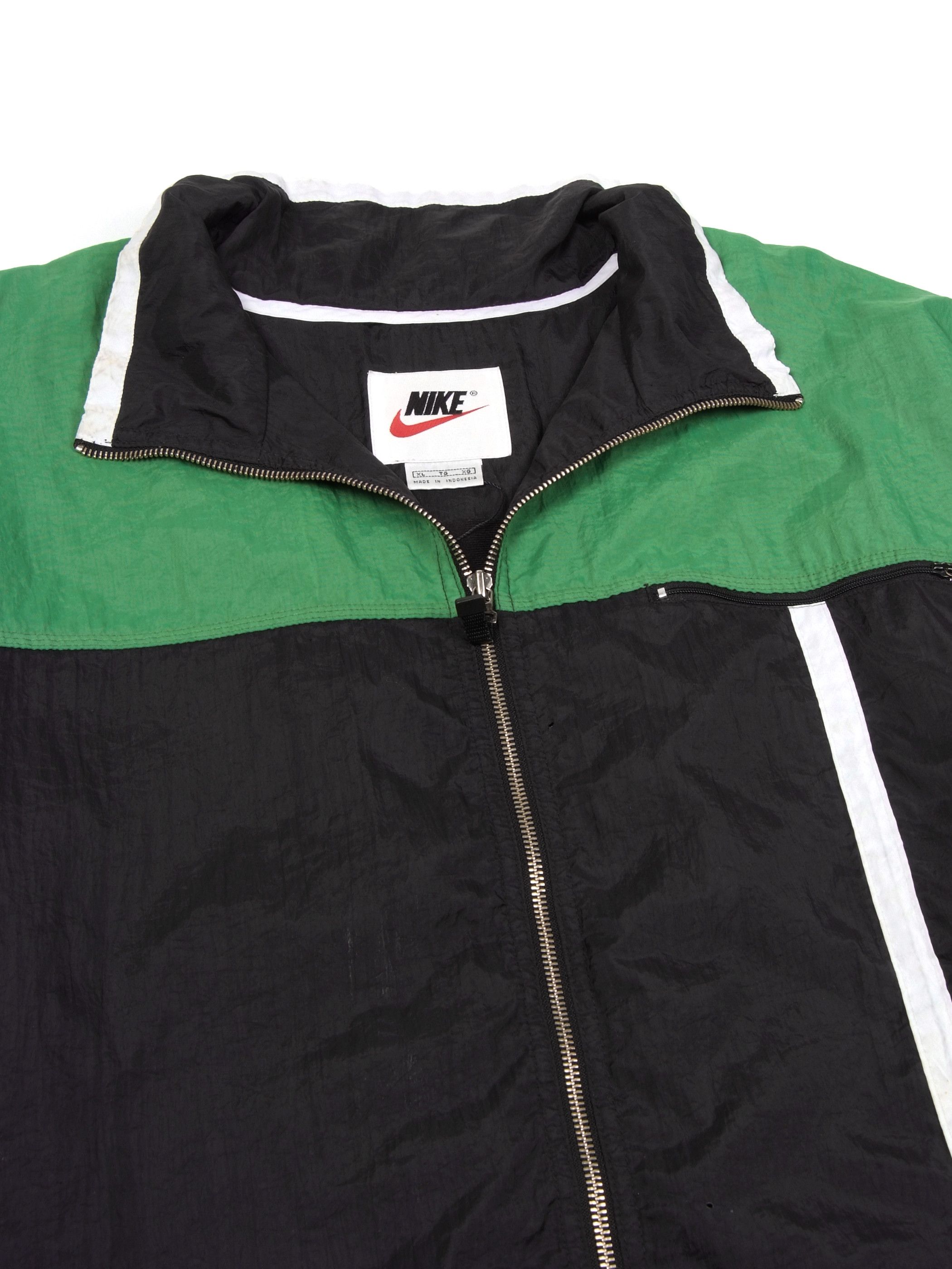 Nike × Vintage rare Vintage 90's NIKE Track Top Jacket (XL) Size US XL / EU 56 / 4 - 5 Thumbnail