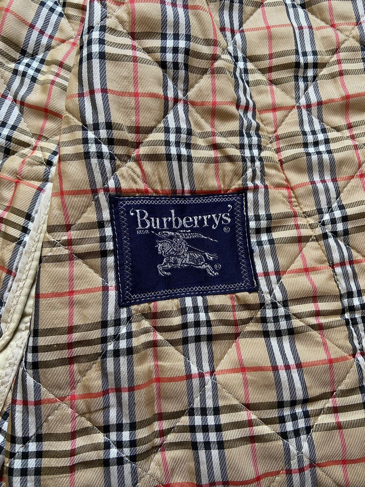 Burberry Rare Vintage Burberry Quilted Jacket Size ONE SIZE - 11 Thumbnail
