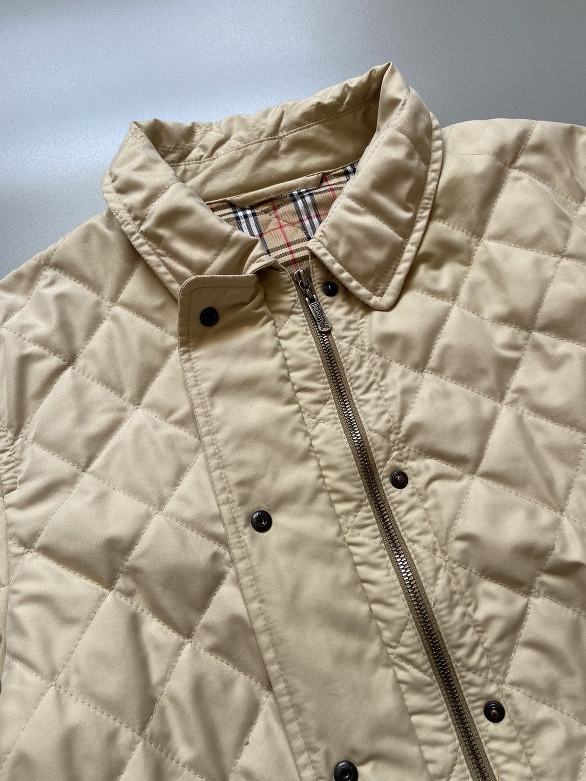 Burberry Rare Vintage Burberry Quilted Jacket Size ONE SIZE - 6 Thumbnail