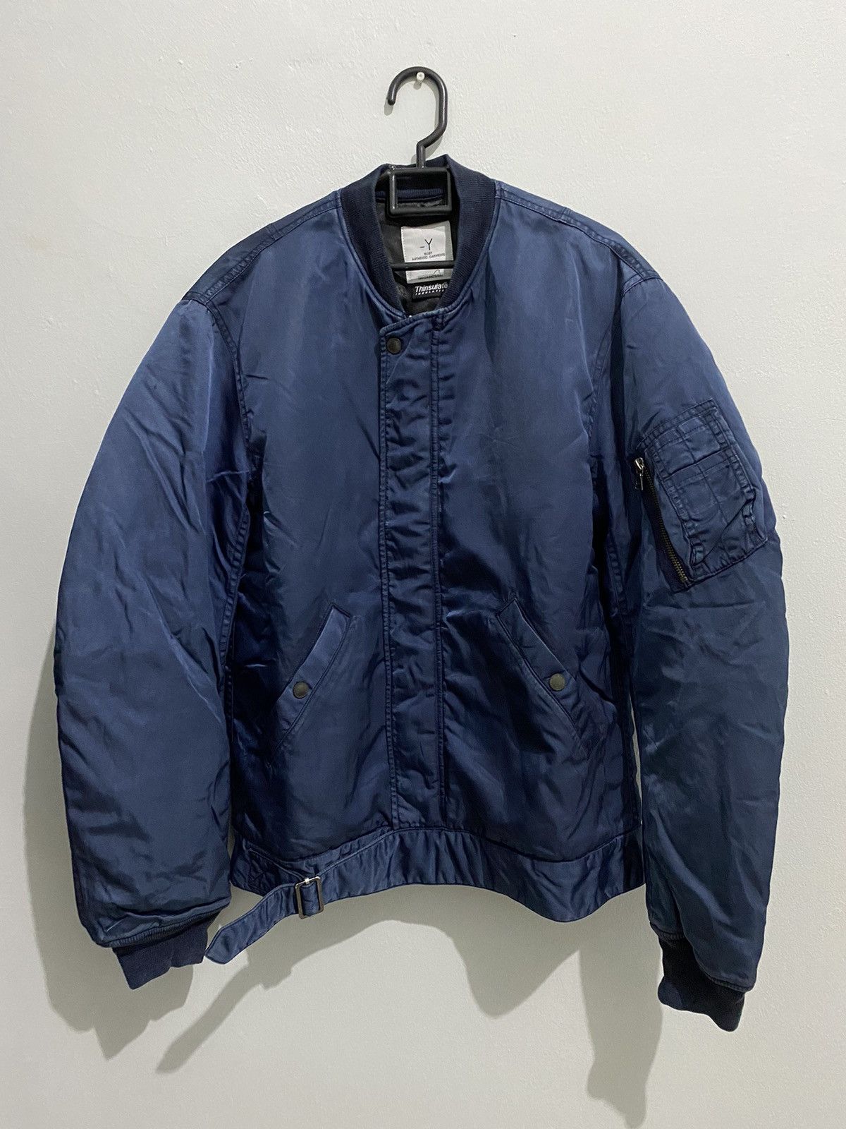 Japanese Brand SAMPLE Bluey Thinsulate Insulation Bomber Jacket | Grailed