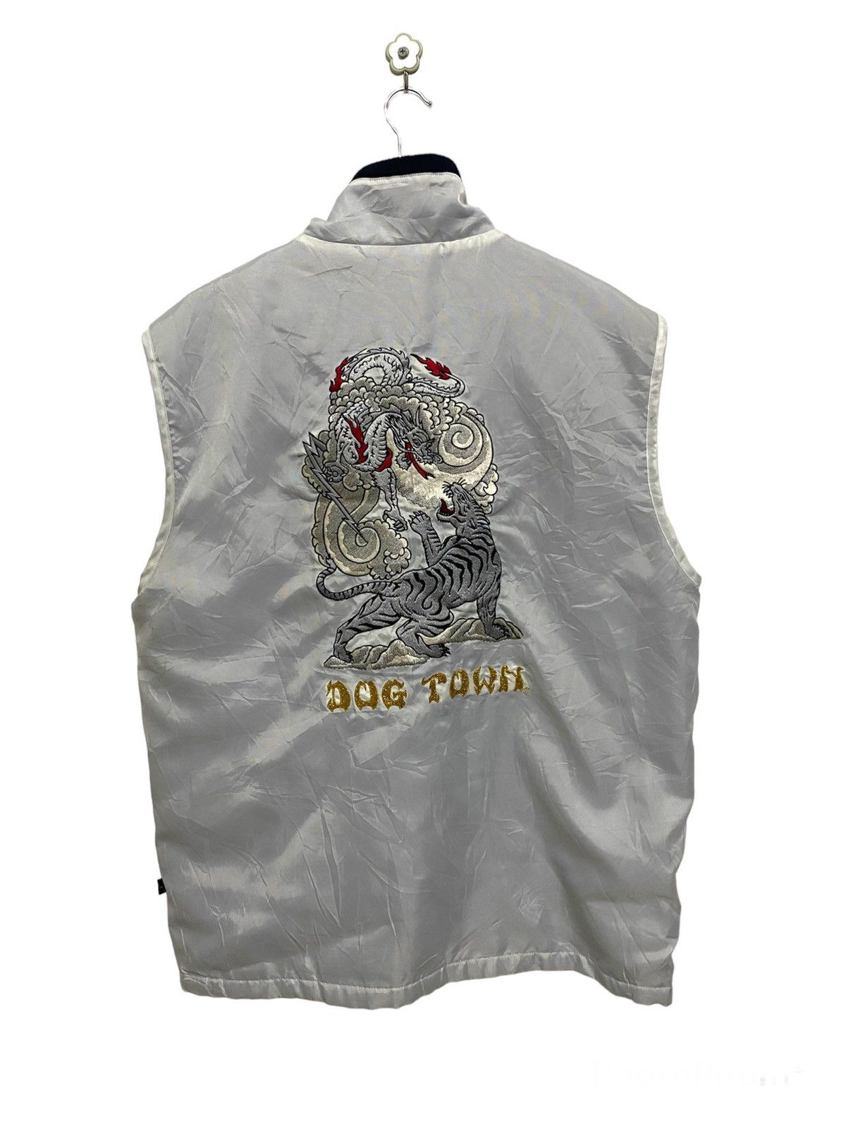 Dogtown × Vintage Final drop❗️ Dogtown Sukajan Reversible Vest Size US XXL / EU 58 / 5 - 1 Thumbnail
