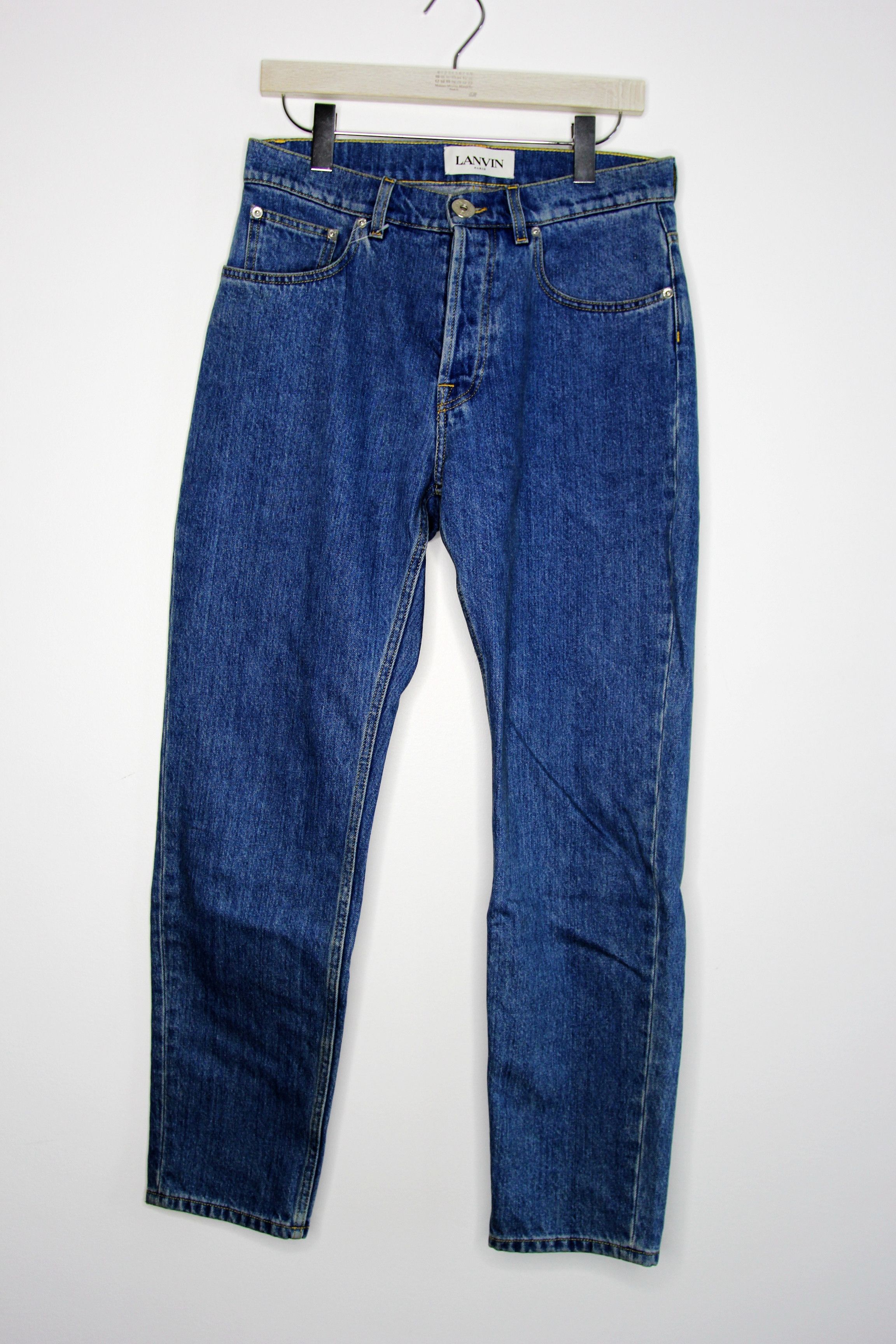 Lanvin BNWT AW22 LANVIN LIGHT WASH STRAIGHT LEG JEANS 28 Size US 28 / EU 44 - 2 Thumbnail