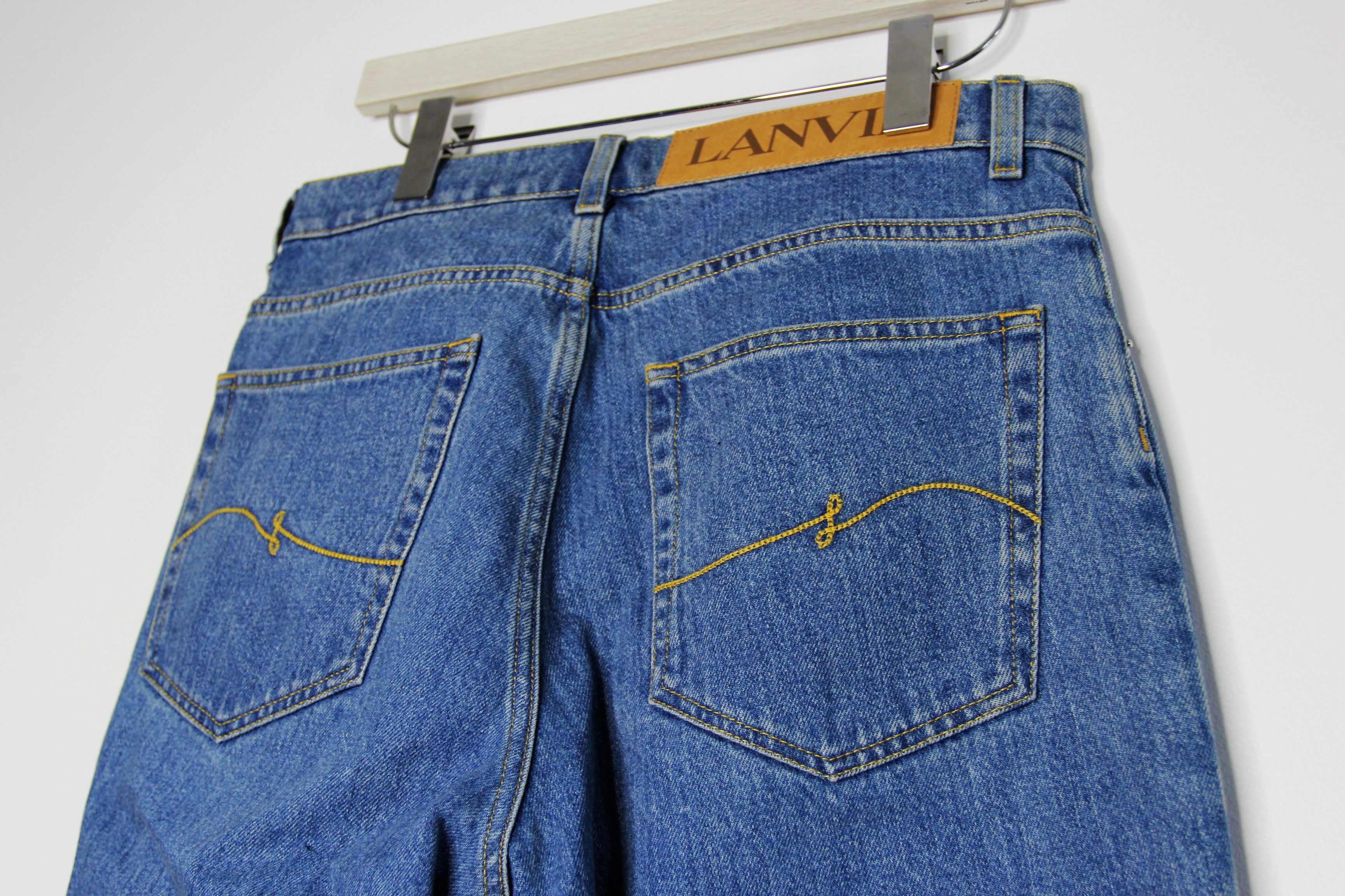 Lanvin BNWT AW22 LANVIN LIGHT WASH STRAIGHT LEG JEANS 28 Size US 28 / EU 44 - 6 Thumbnail
