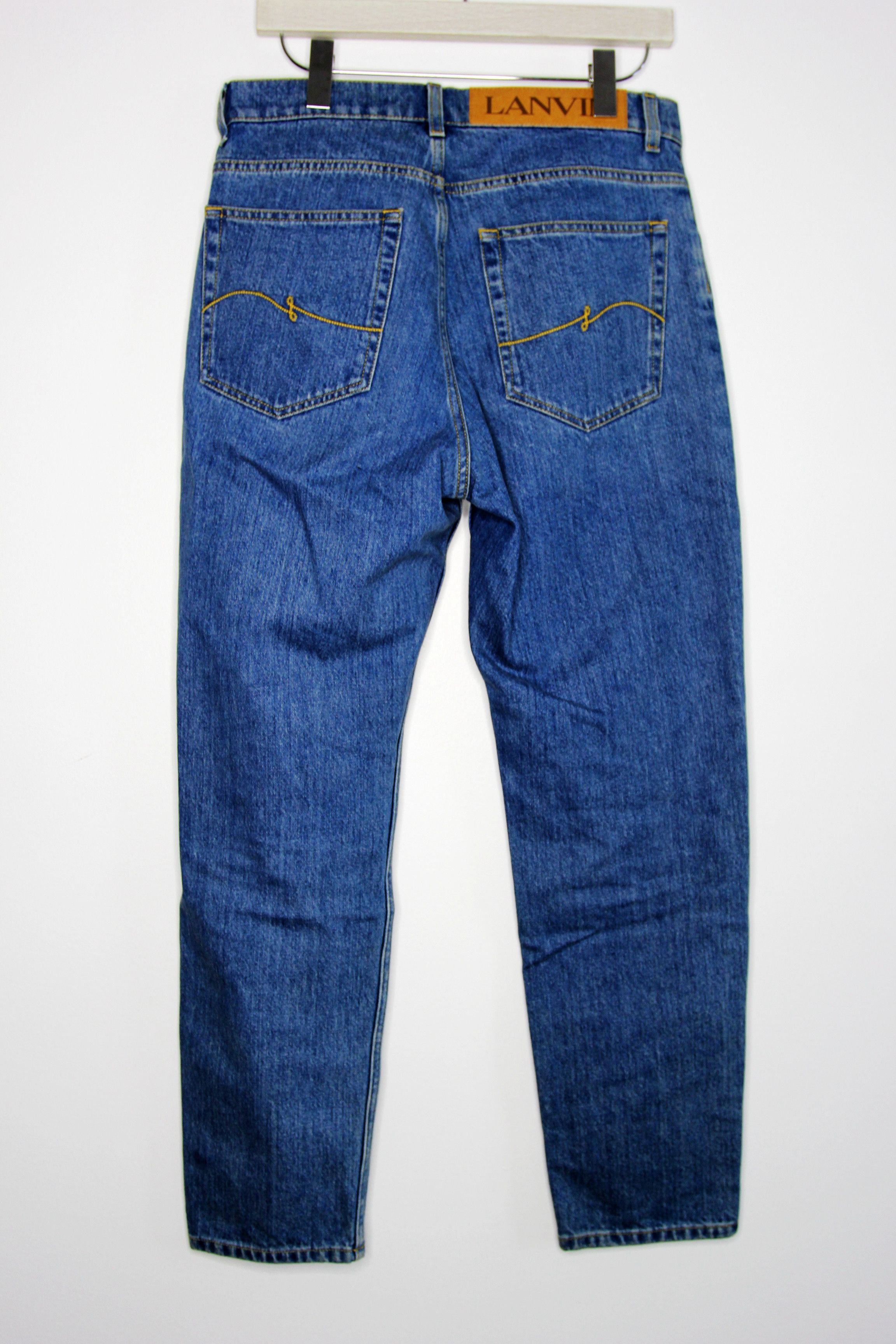 Lanvin BNWT AW22 LANVIN LIGHT WASH STRAIGHT LEG JEANS 28 Size US 28 / EU 44 - 3 Thumbnail