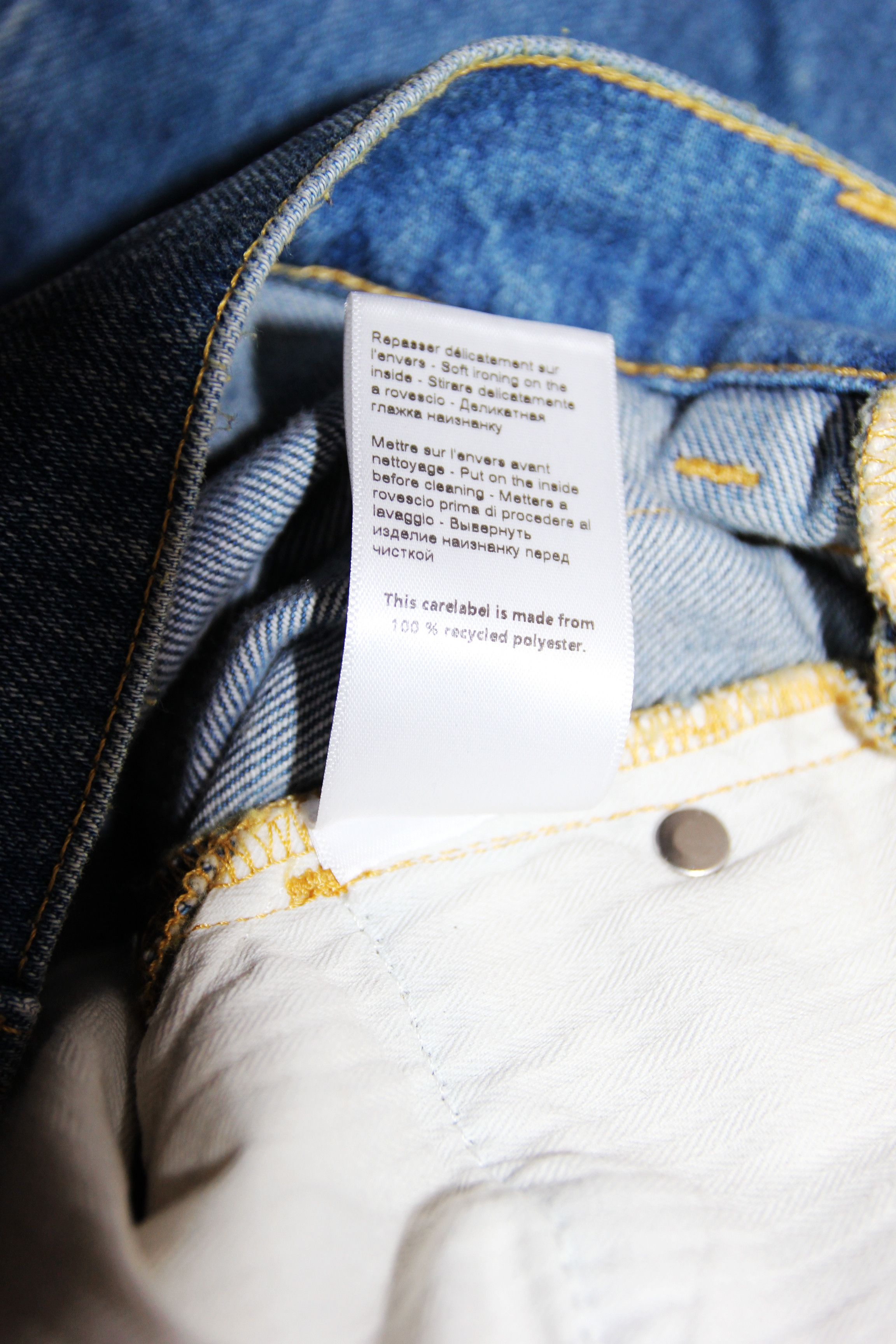Lanvin BNWT AW22 LANVIN LIGHT WASH STRAIGHT LEG JEANS 28 Size US 28 / EU 44 - 10 Thumbnail
