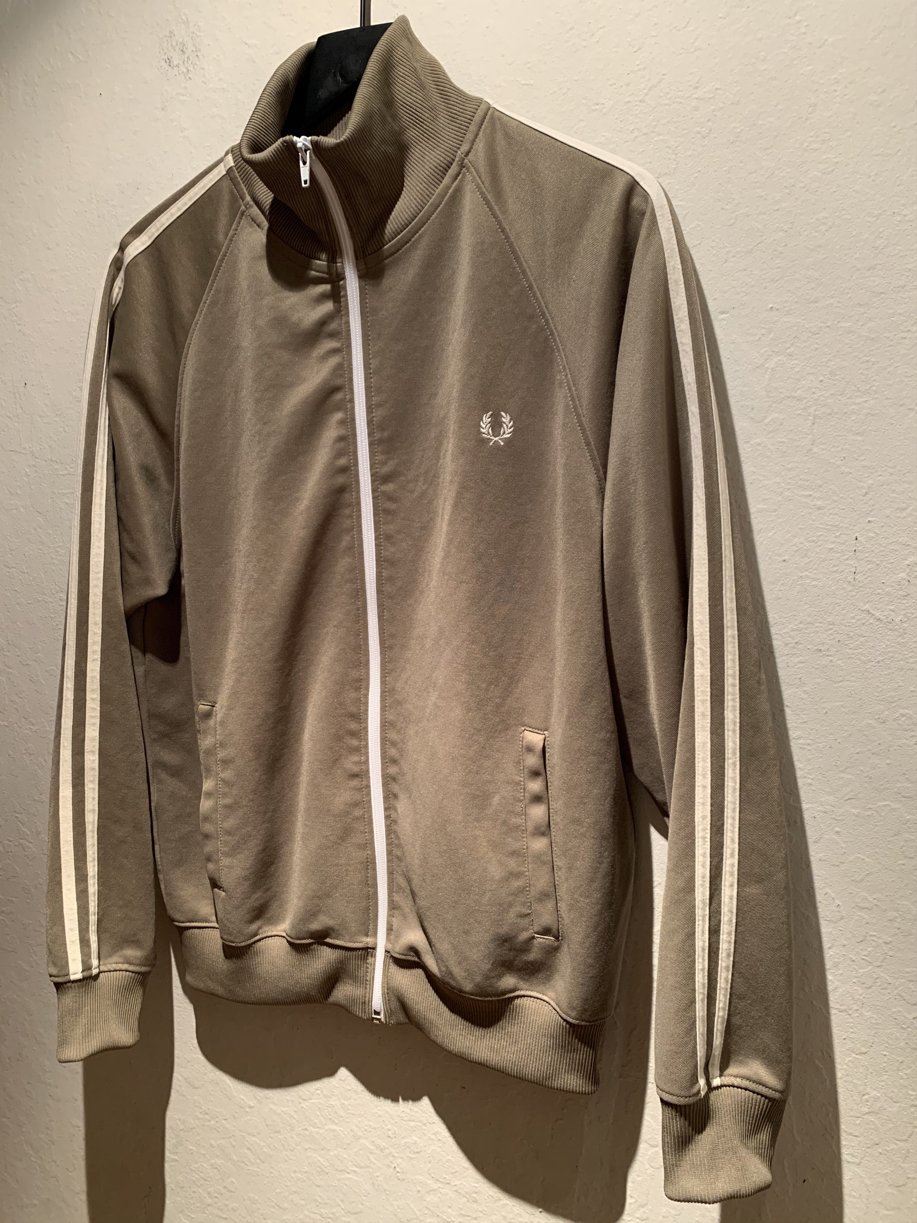 Fred Perry *RARE* Fred Perry Embroidered Striped Track Jacket Size US S / EU 44-46 / 1 - 1 Thumbnail