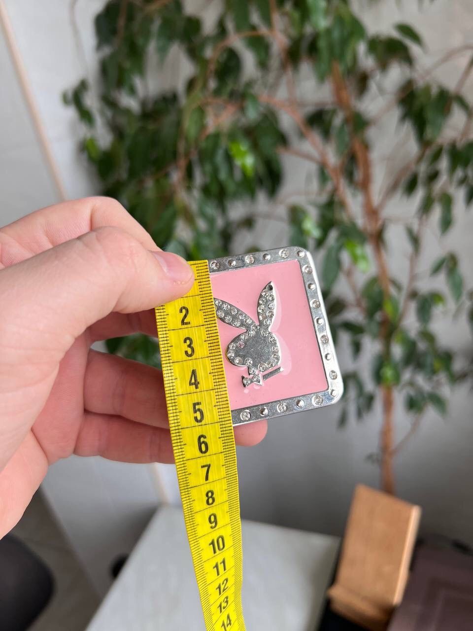 Japanese Brand × Playboy × Vintage Vintage playboy belt buckle pink Japanes Style Futuristic Size ONE SIZE - 5 Thumbnail