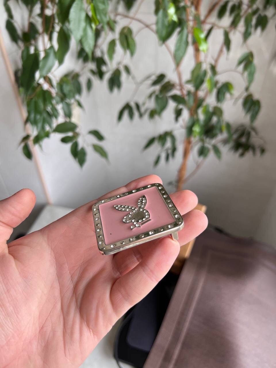 Japanese Brand × Playboy × Vintage Vintage playboy belt buckle pink Japanes Style Futuristic Size ONE SIZE - 8 Thumbnail