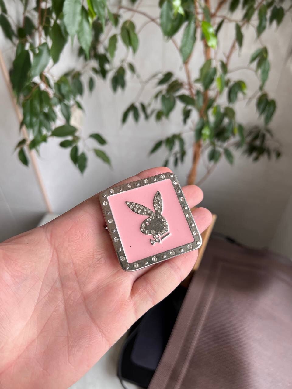 Japanese Brand × Playboy × Vintage Vintage playboy belt buckle pink Japanes Style Futuristic Size ONE SIZE - 7 Thumbnail