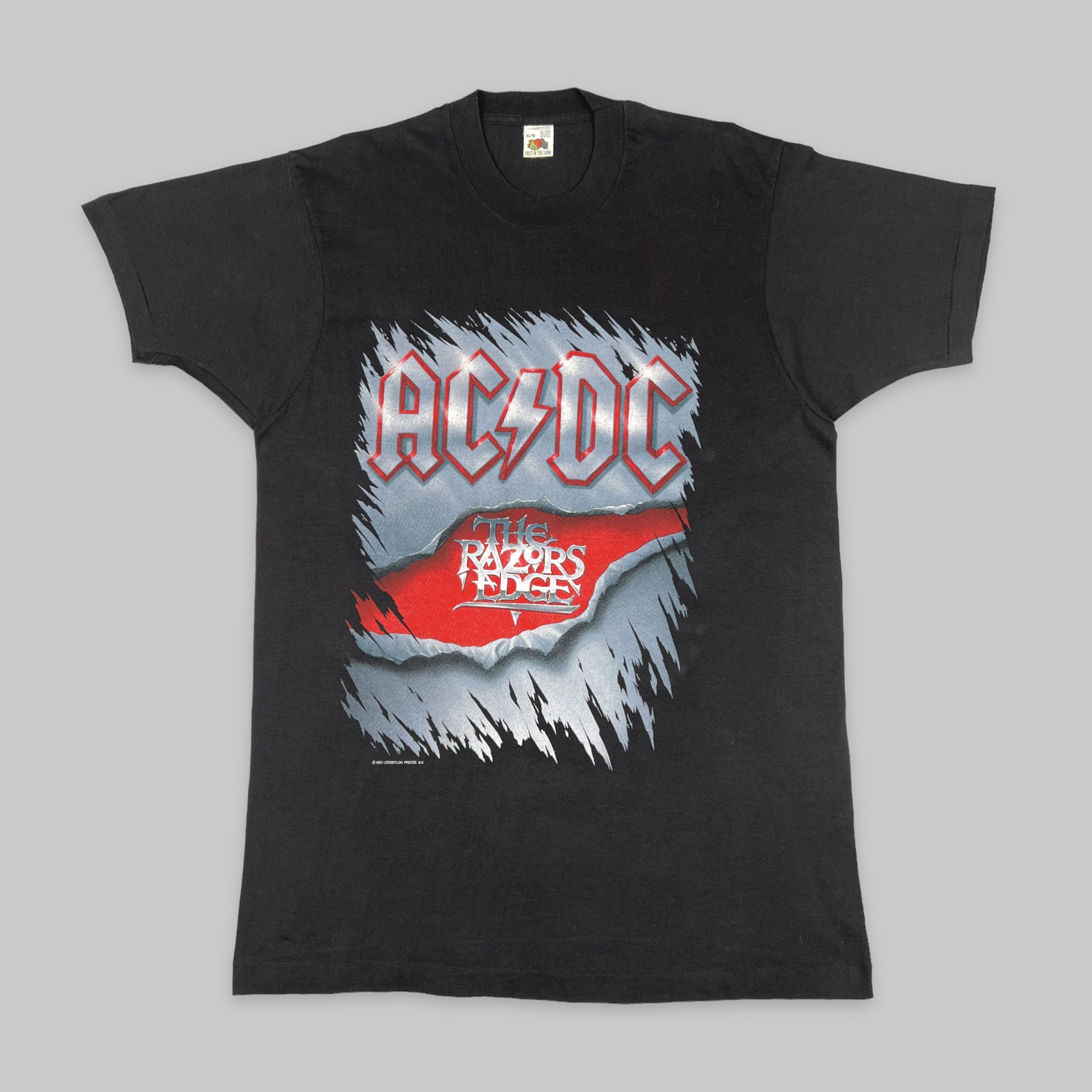 Vintage Vintage 1990 ACDC ‘The Razors Edge’ World Tour T Shirt | Grailed