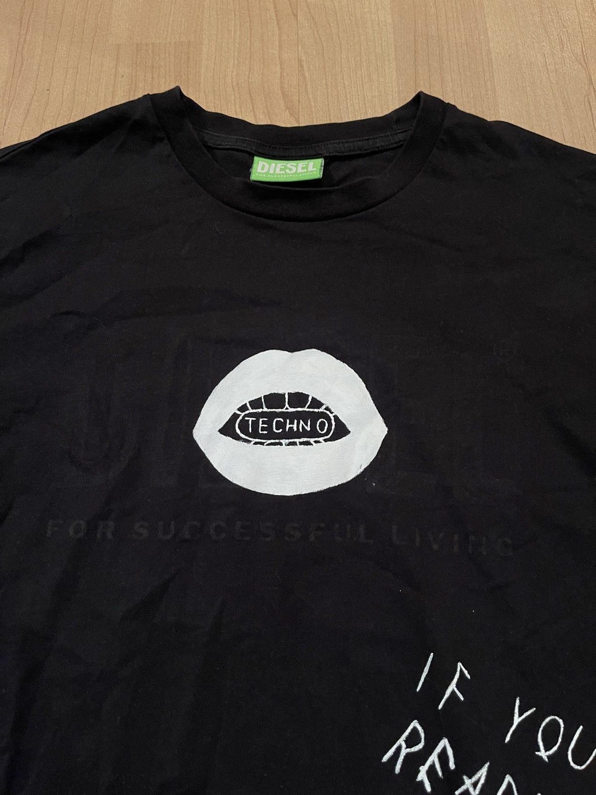 Diesel Diesel techno printed t-shirt Size US S / EU 44-46 / 1 - 3 Thumbnail
