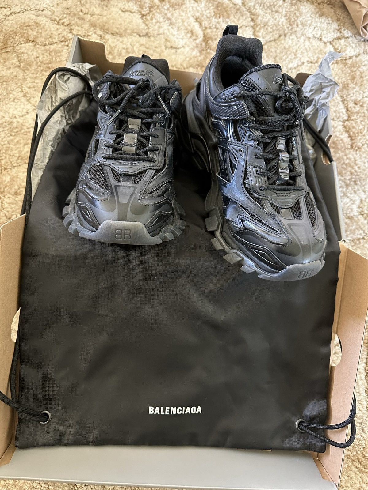 Balenciaga Track 2s Black