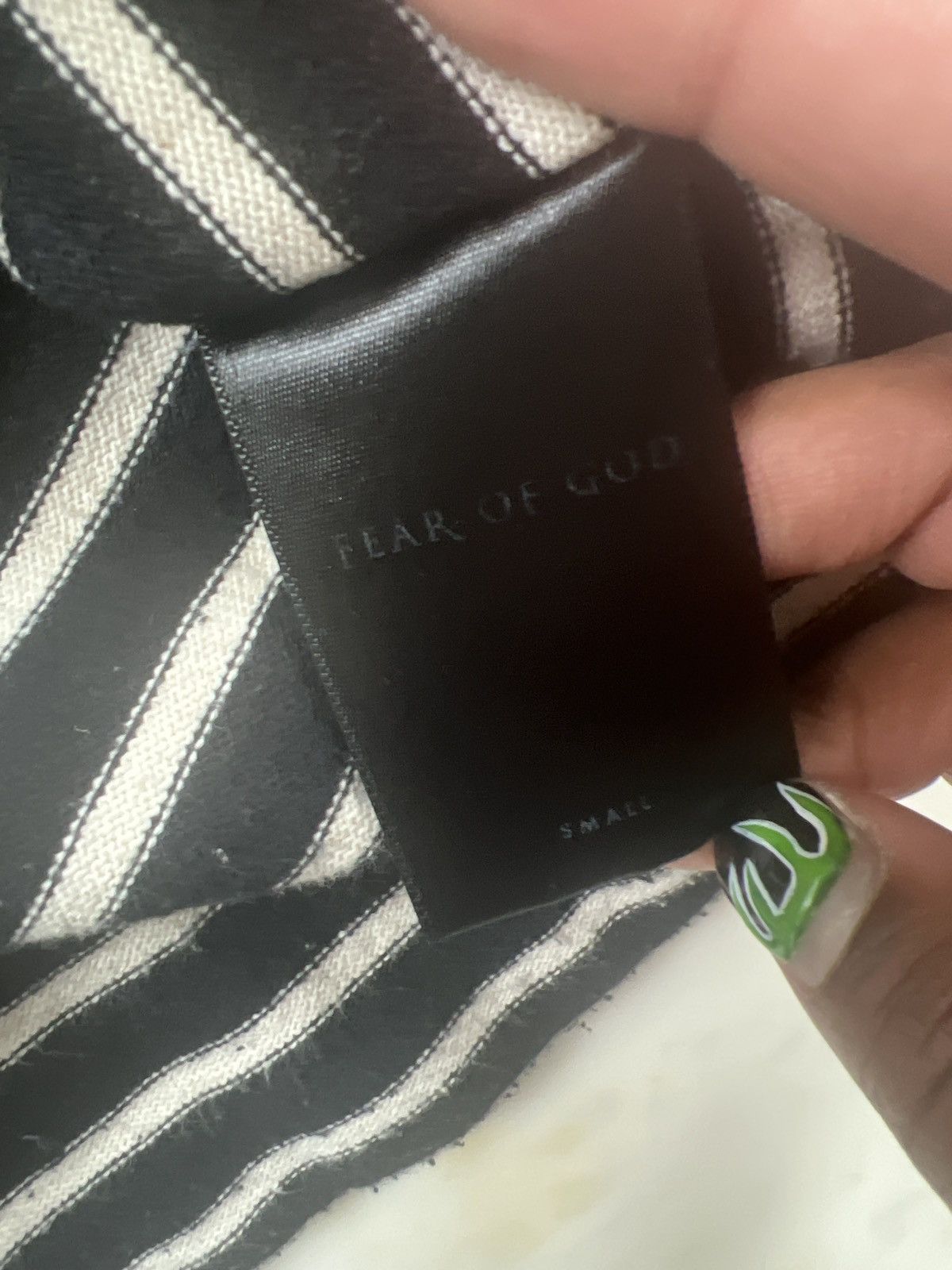 Fear of God Fear Of God Striped Terry Cloth Tee Size US M / EU 48-50 / 2 - 4 Thumbnail