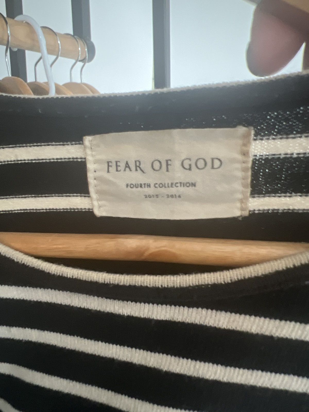 Fear of God Fear Of God Striped Terry Cloth Tee Size US M / EU 48-50 / 2 - 3 Thumbnail