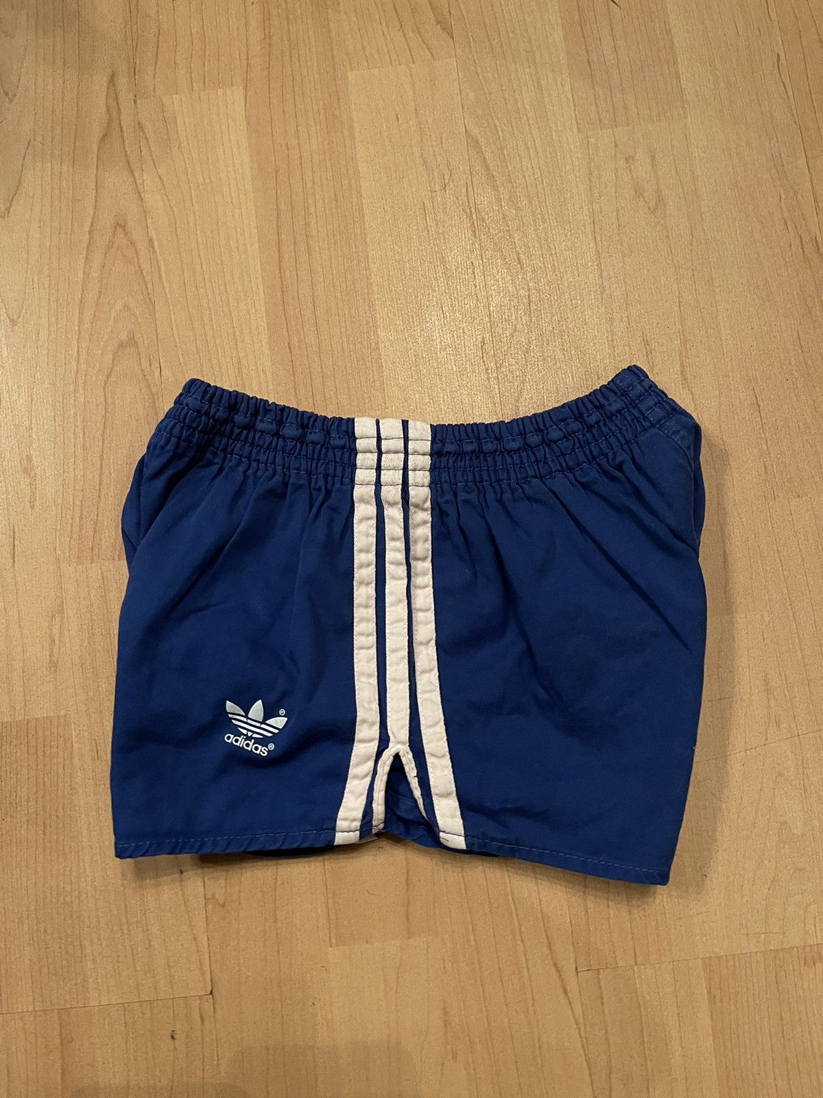 Adidas × Vintage Adidas vintage 80s striped shorts made in Yugoslavia Size US 32 / EU 48 - 2 Thumbnail