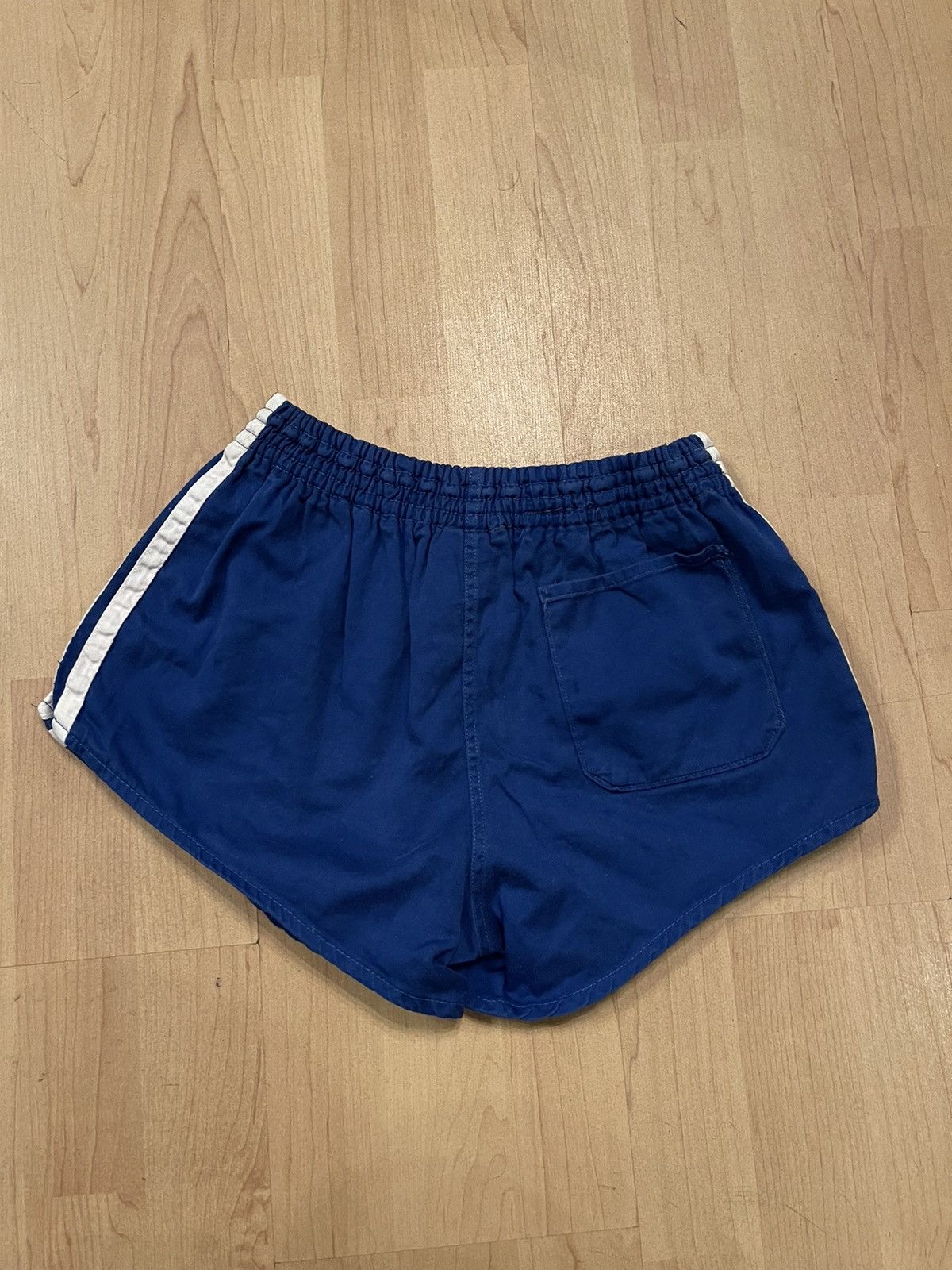 Adidas × Vintage Adidas vintage 80s striped shorts made in Yugoslavia Size US 32 / EU 48 - 4 Thumbnail