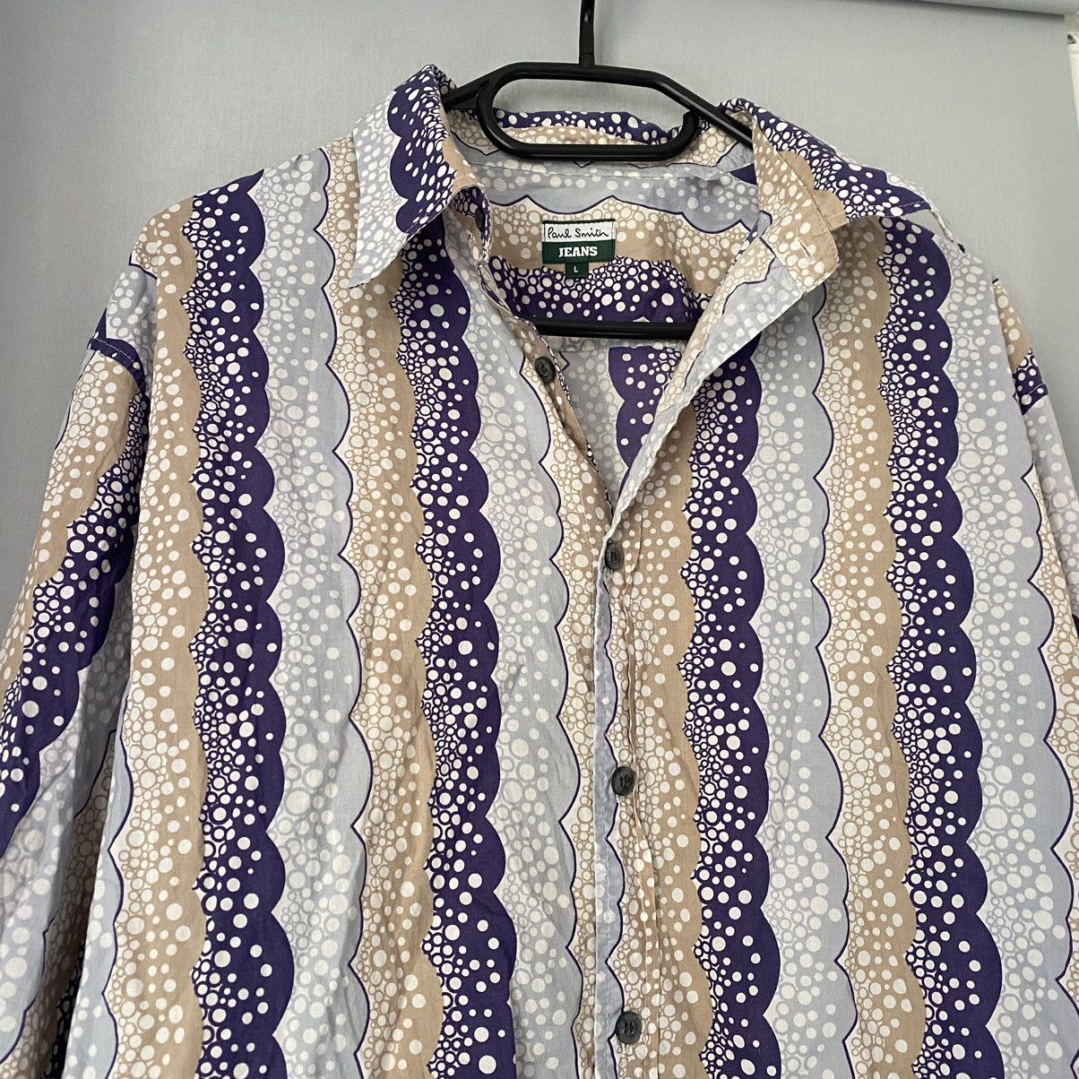 Paul Smith VINTAGE PAUL SMITH AMAZING ART PRINTED SHIRT Size US L / EU 52-54 / 3 - 2 Thumbnail