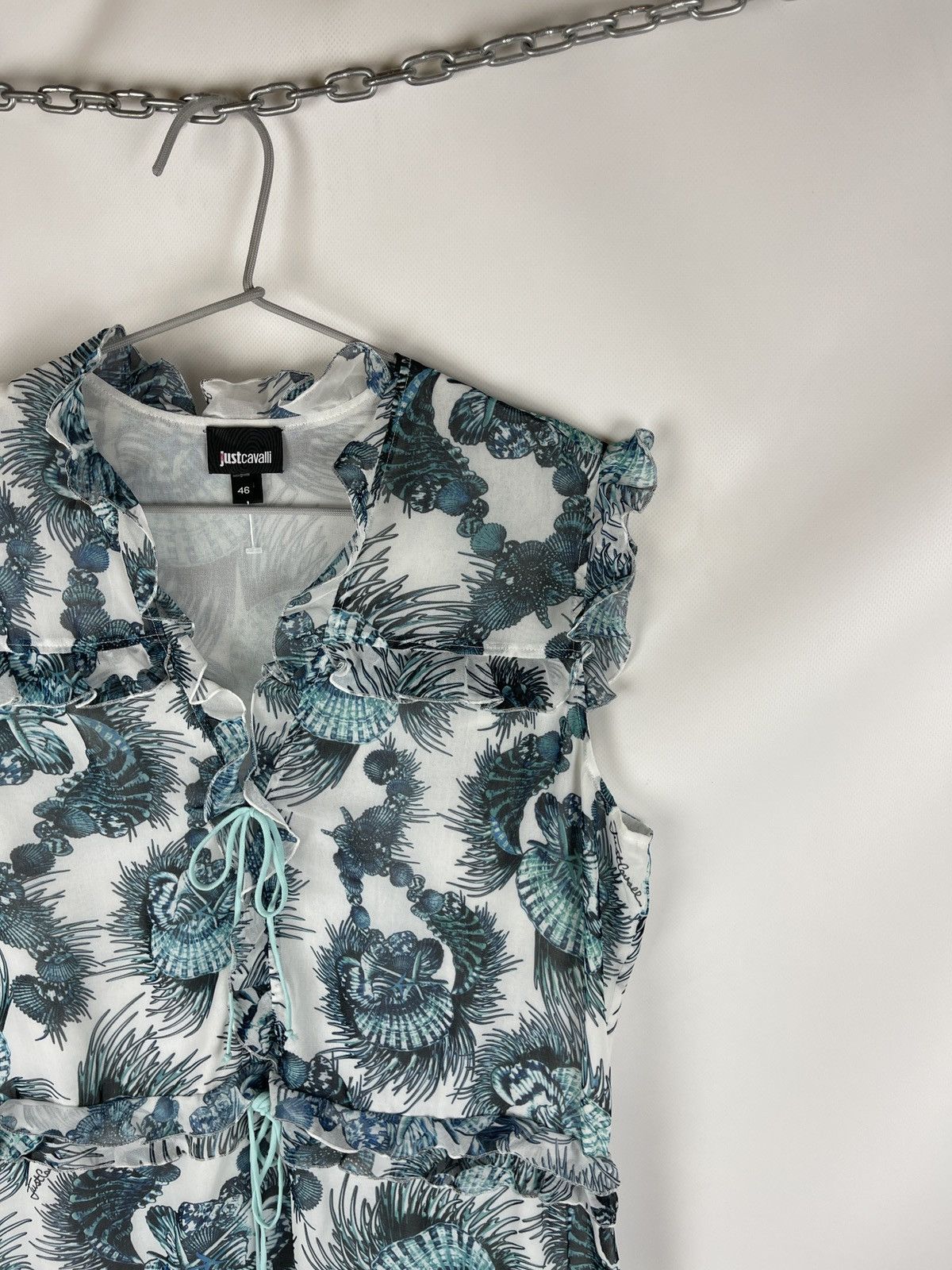 Just Cavalli Just Cavalli pattern made in Italy light dress size 46 Size L / US 10 / IT 46 - 3 Thumbnail