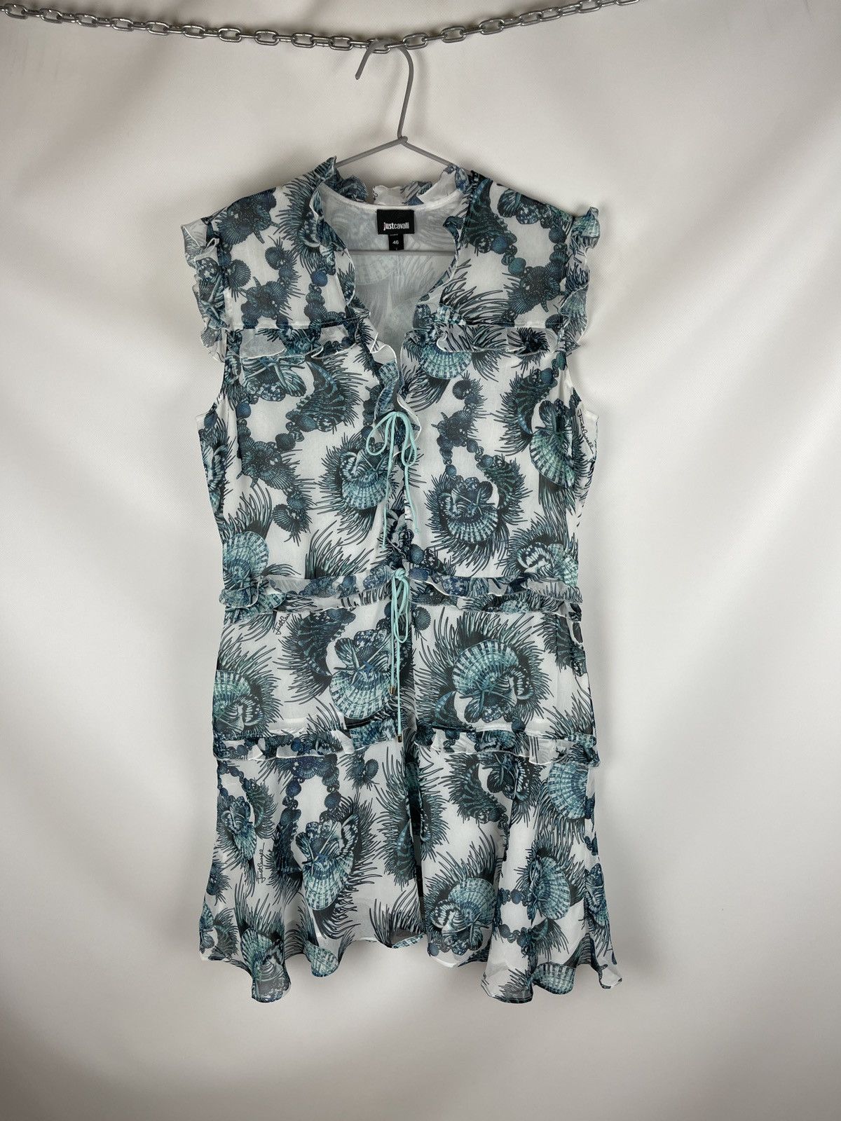 Just Cavalli Just Cavalli pattern made in Italy light dress size 46 Size L / US 10 / IT 46 - 1 Thumbnail