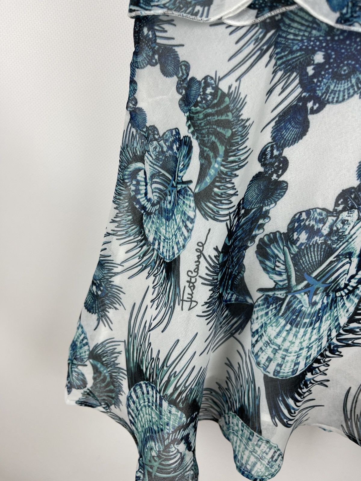 Just Cavalli Just Cavalli pattern made in Italy light dress size 46 Size L / US 10 / IT 46 - 6 Thumbnail