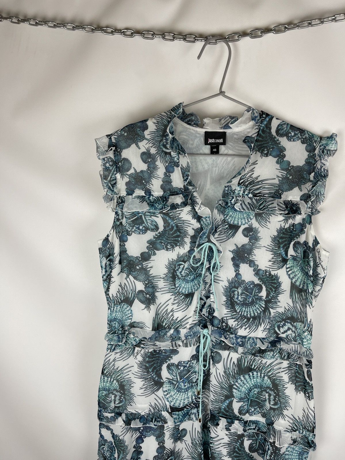 Just Cavalli Just Cavalli pattern made in Italy light dress size 46 Size L / US 10 / IT 46 - 2 Thumbnail