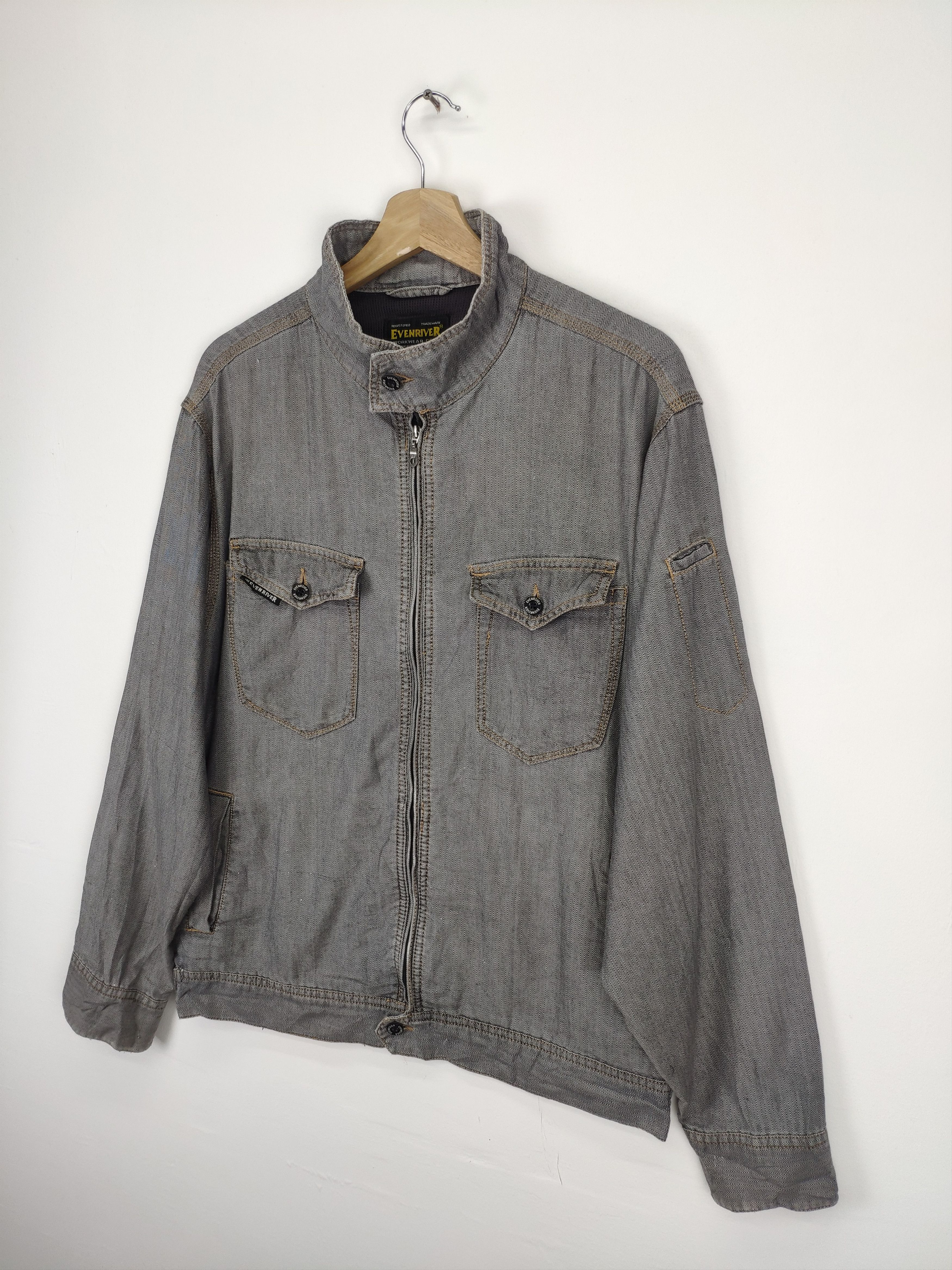 Japanese Brand × Vintage Vintage Work Wear Jacket Carhartt Style Size US L / EU 52-54 / 3 - 2 Thumbnail