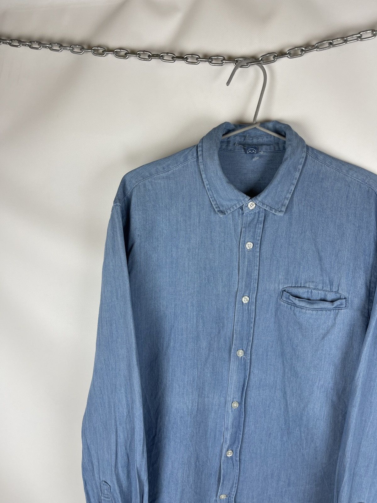 Edwin Edwin Better shirt denim linen pocket long sleeve Size US M / EU 48-50 / 2 - 3 Thumbnail